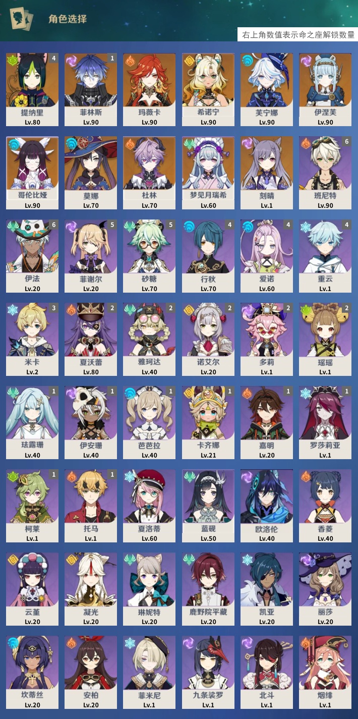 YSMK42297原神账号详情图3