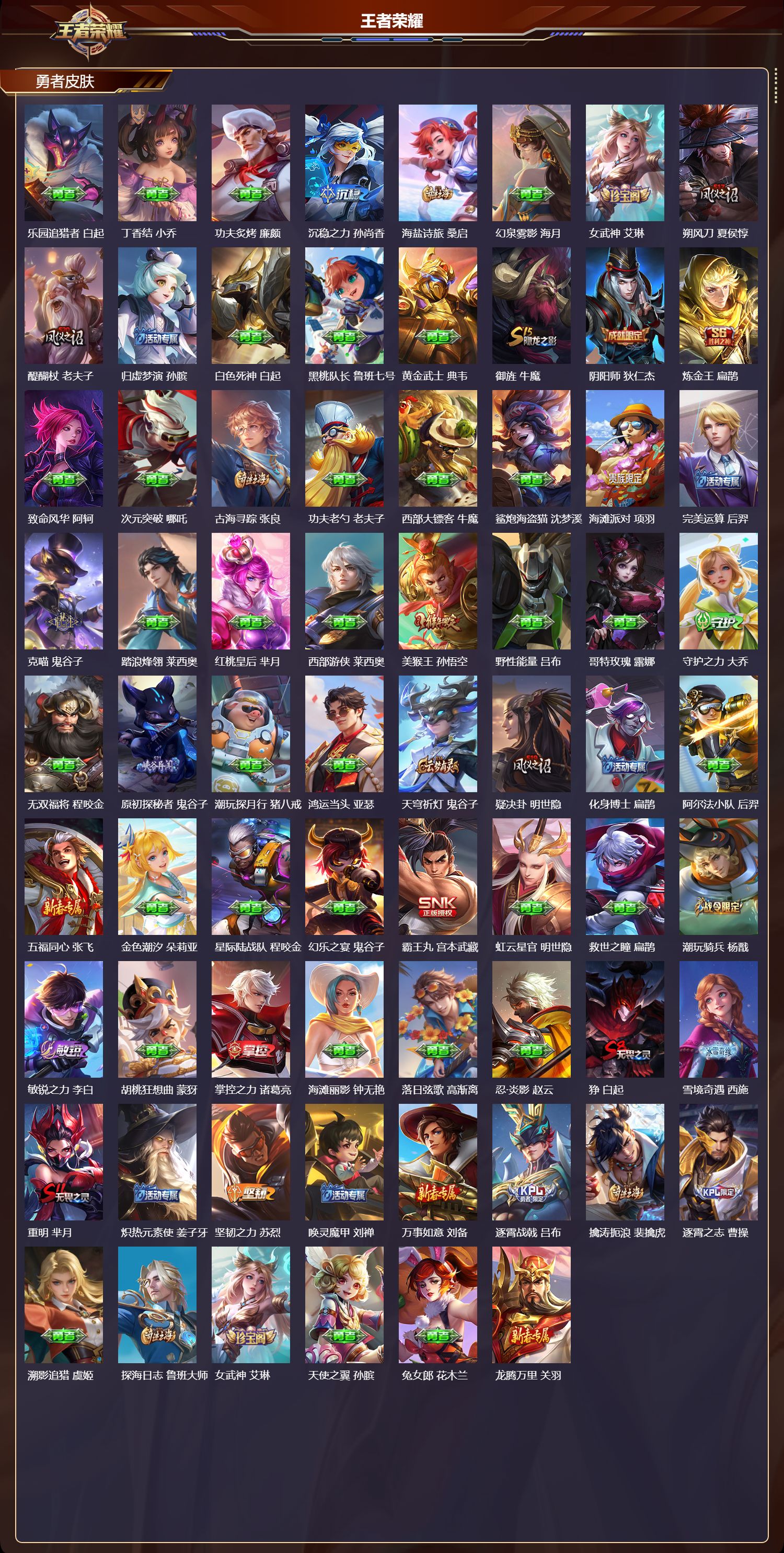 WZMK4164137王者荣耀账号详情图3 WZMK4164137王者荣耀账号详情图3