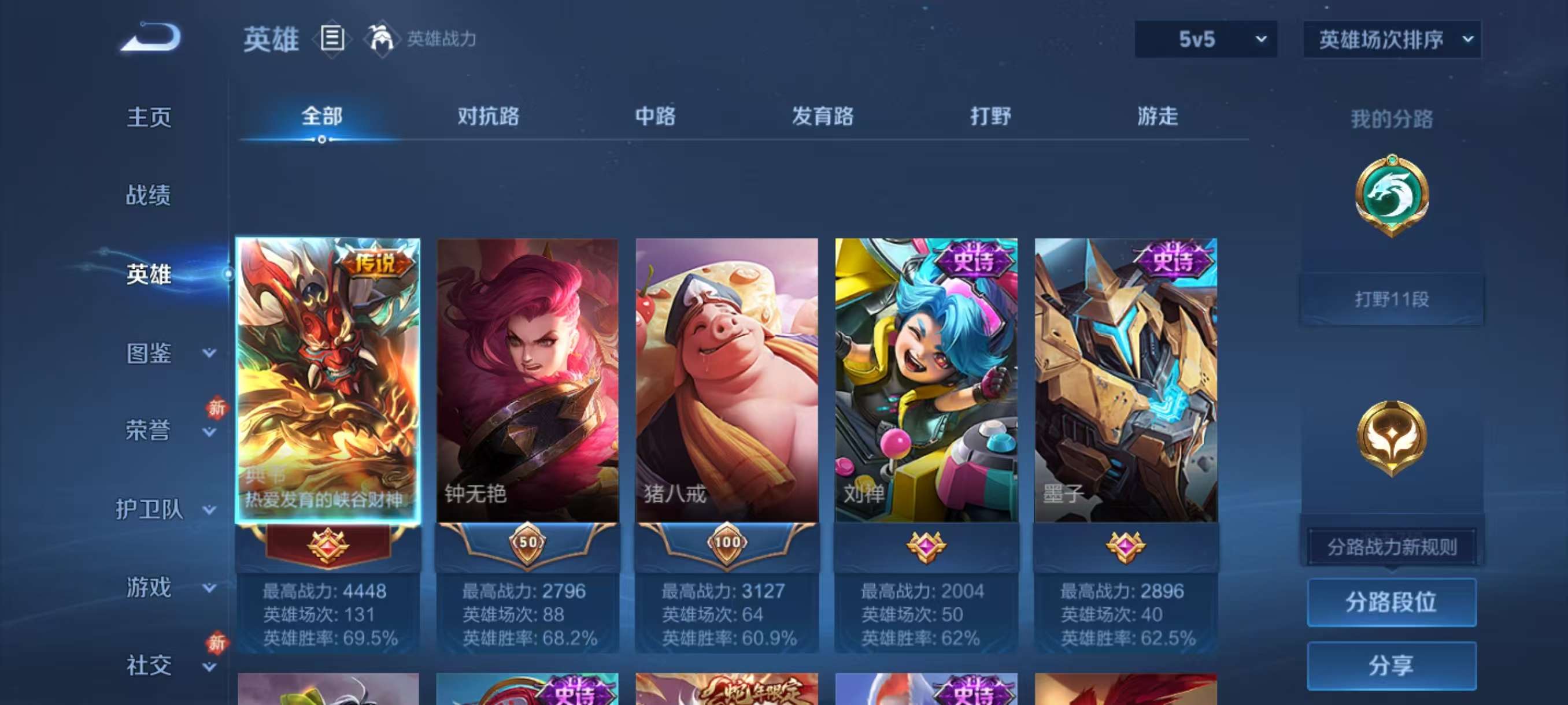 WZCMW4164602王者荣耀账号详情图6