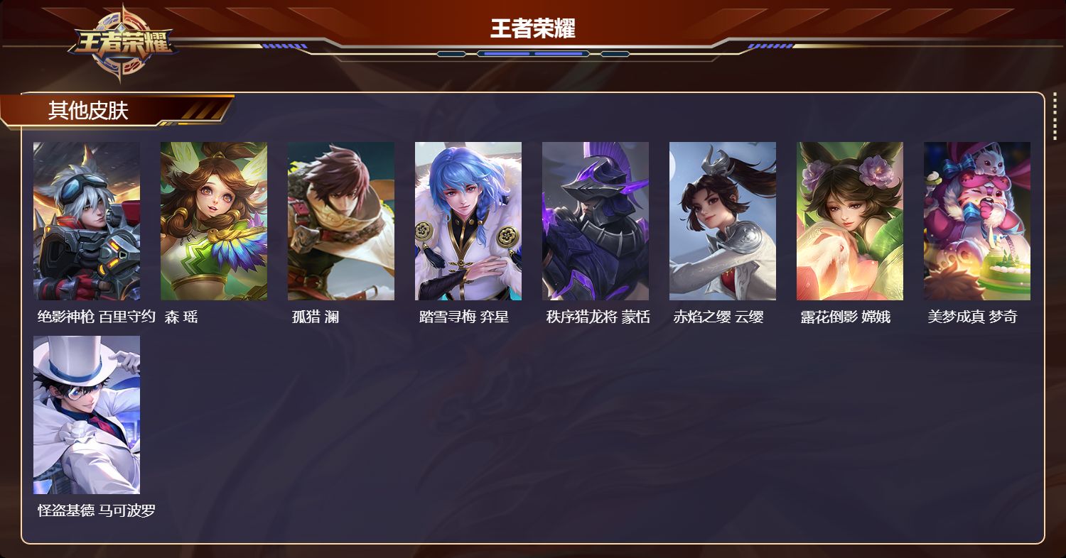 WZMK4164473王者荣耀账号详情图6