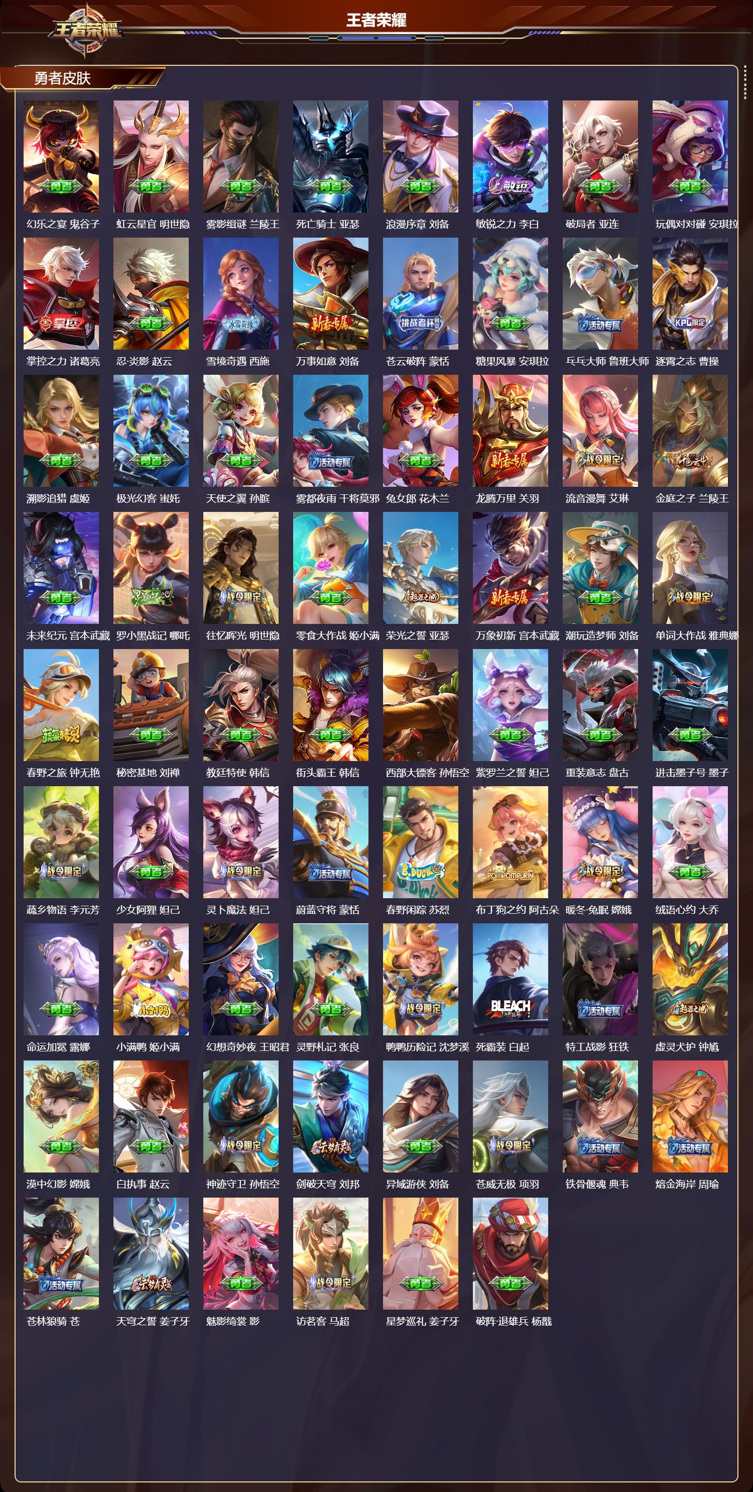 WZQM4164505王者荣耀账号详情图5