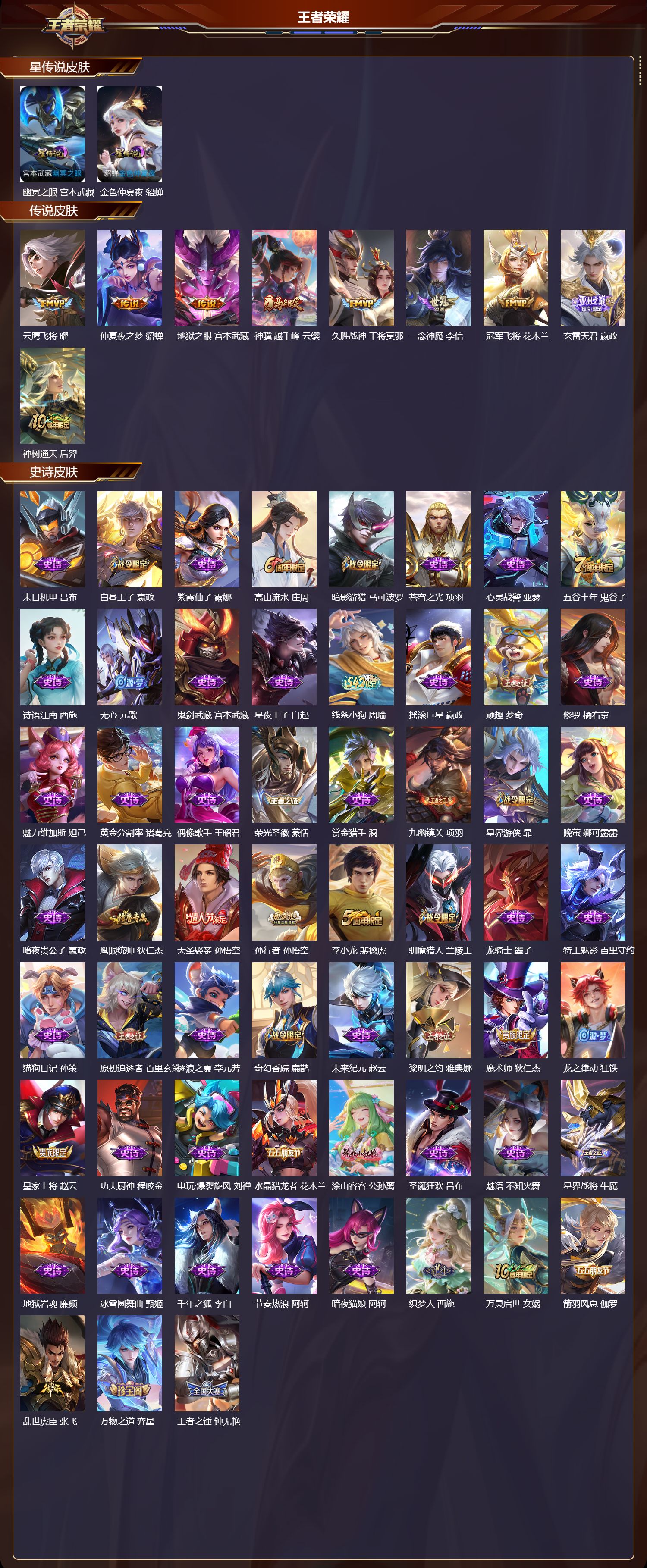 WZQM4164277王者荣耀账号详情图3