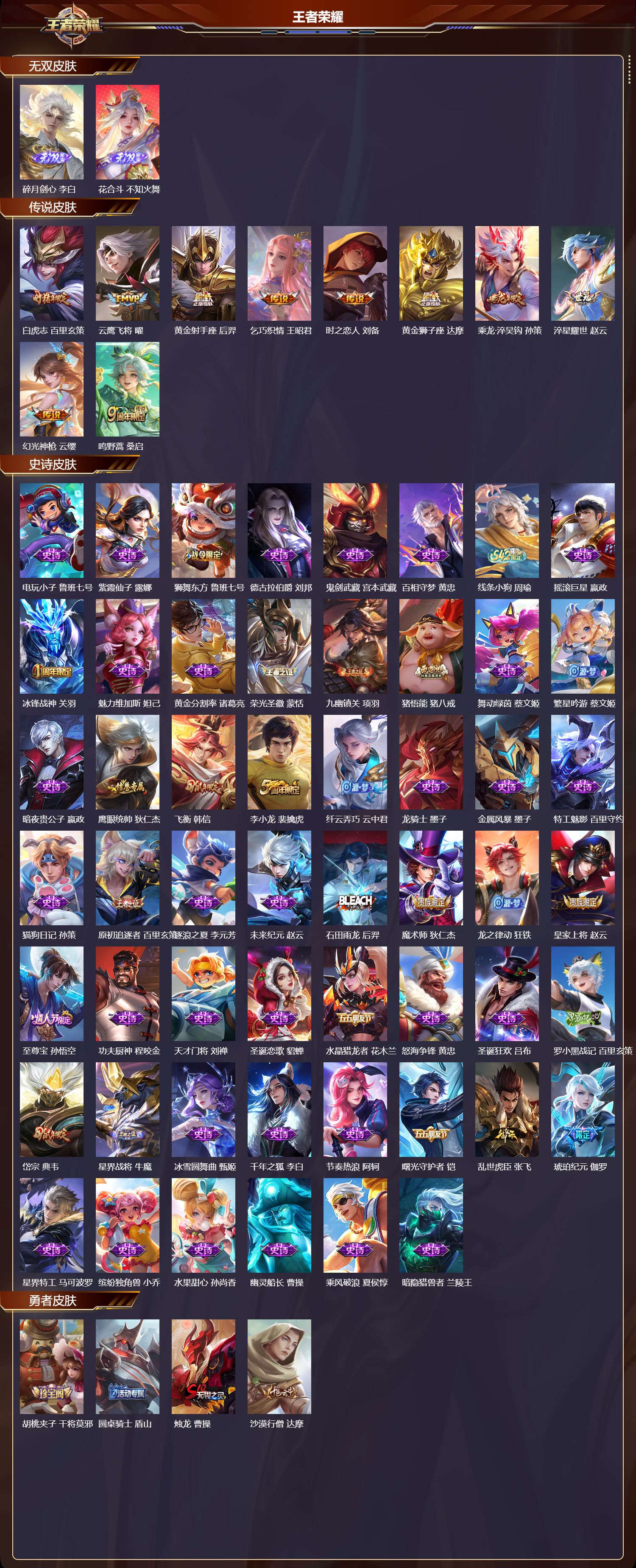 WZCMW4163959王者荣耀账号详情图6