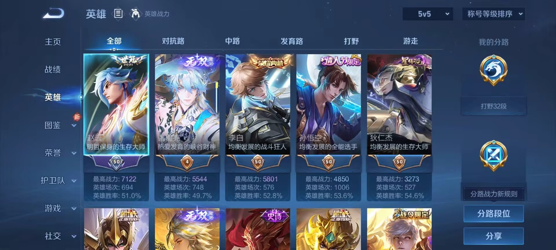 WZCMW4164600王者荣耀账号详情图4