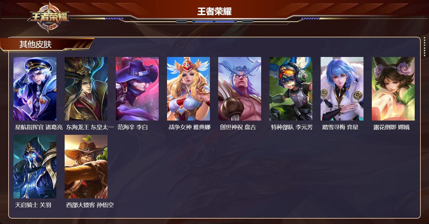 WZMK4164482王者荣耀账号详情图3 WZMK4164482王者荣耀账号详情图3