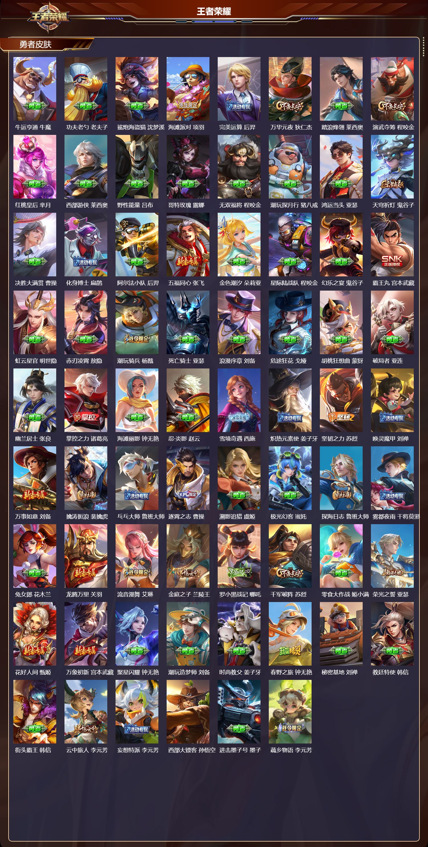 WZQM4164507王者荣耀账号详情图5