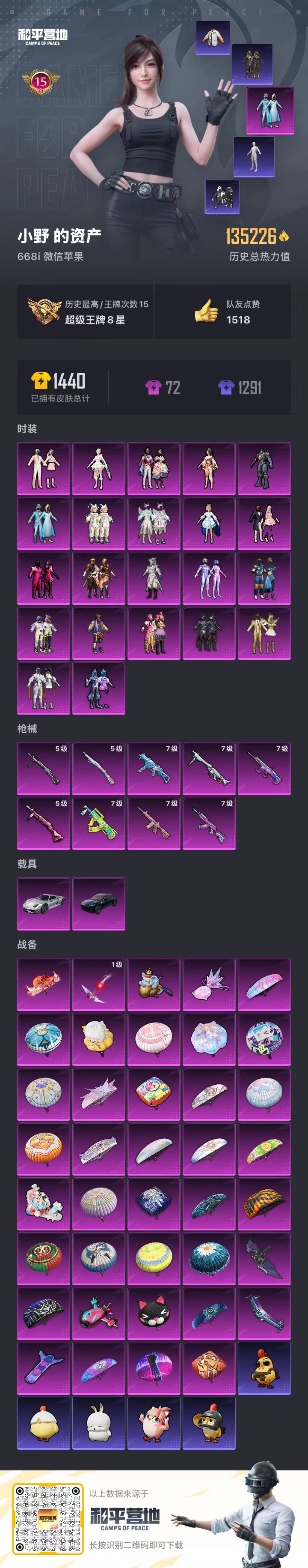 HPSJ491204和平精英账号详情图2