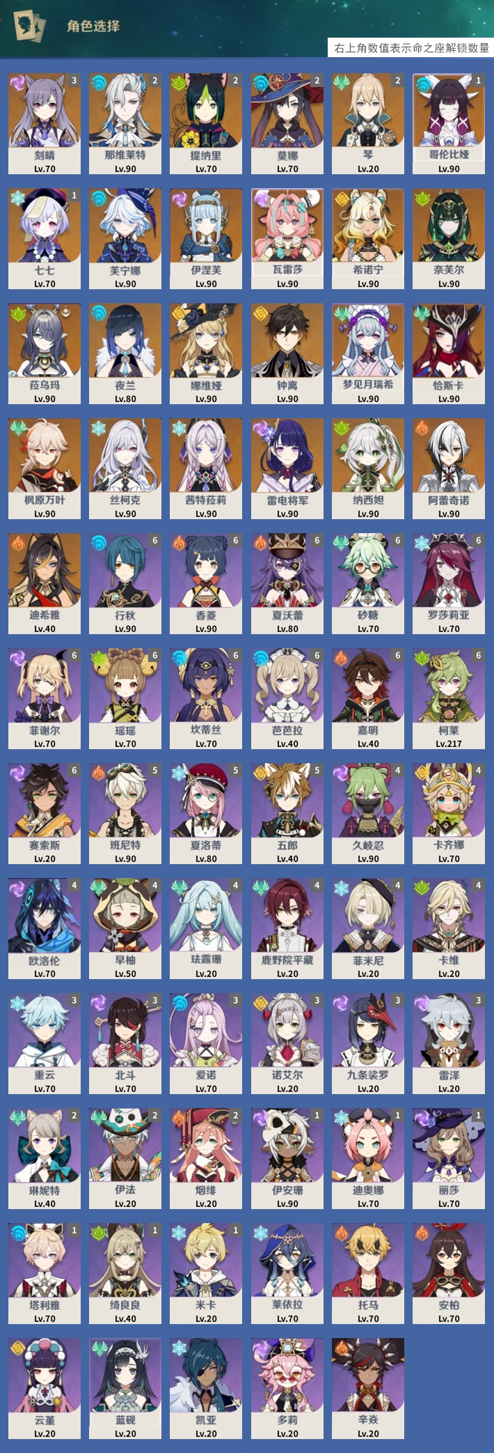 YSMK42392原神账号详情图3