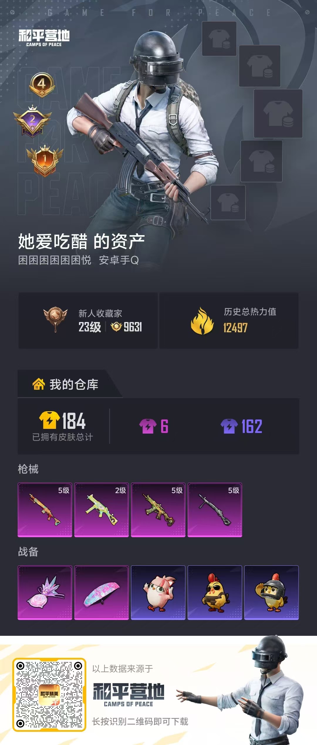 HPSJ491137和平精英账号详情图2