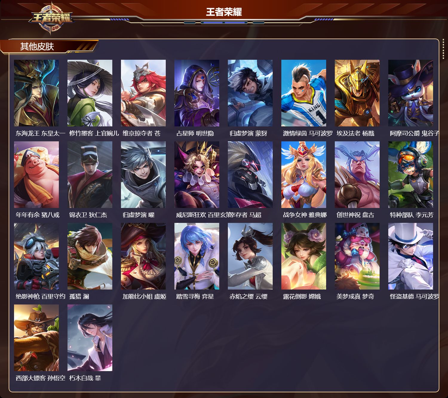 WZMK4166702王者荣耀账号详情图5