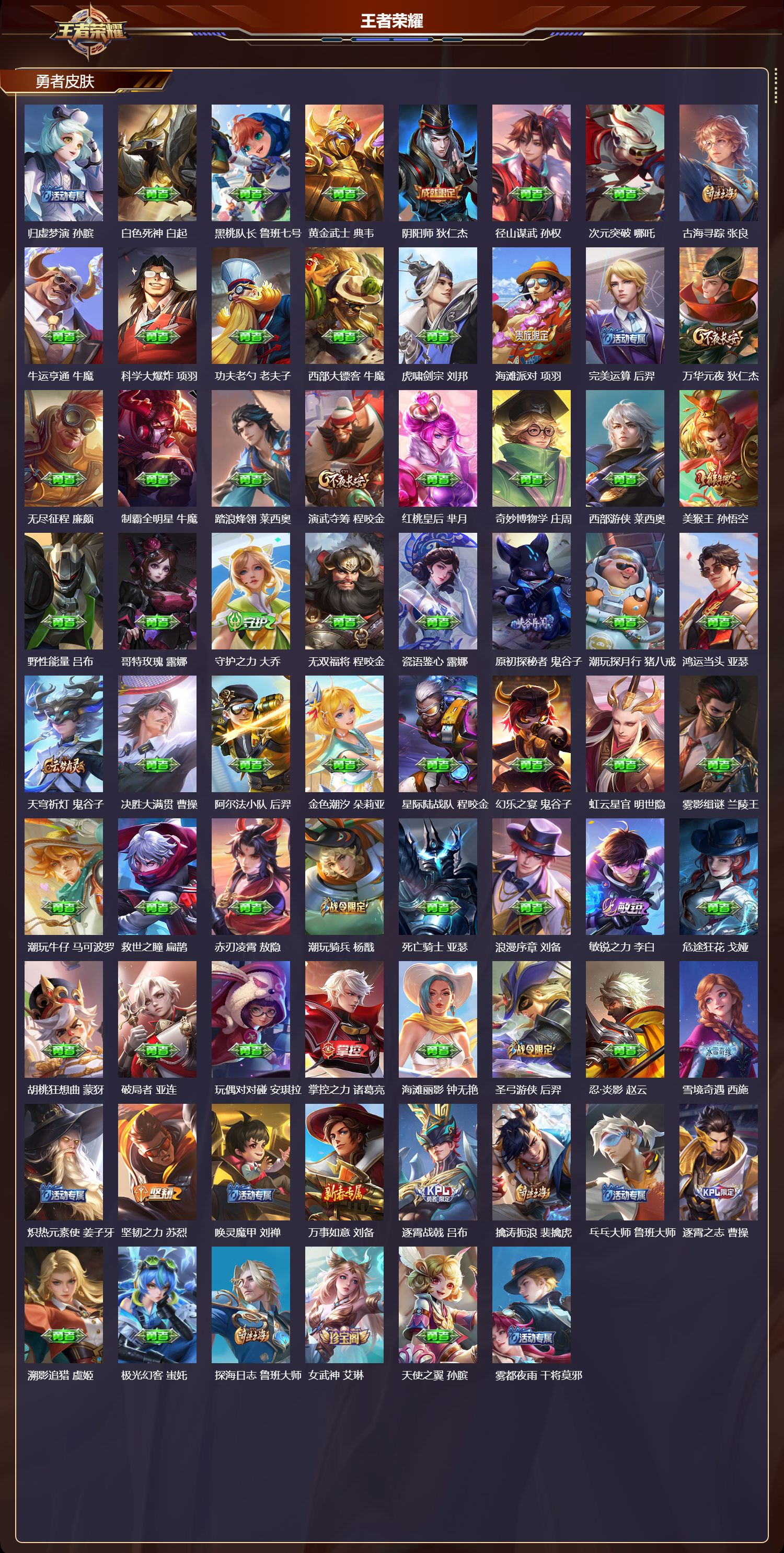 WZQM4166944王者荣耀账号详情图5