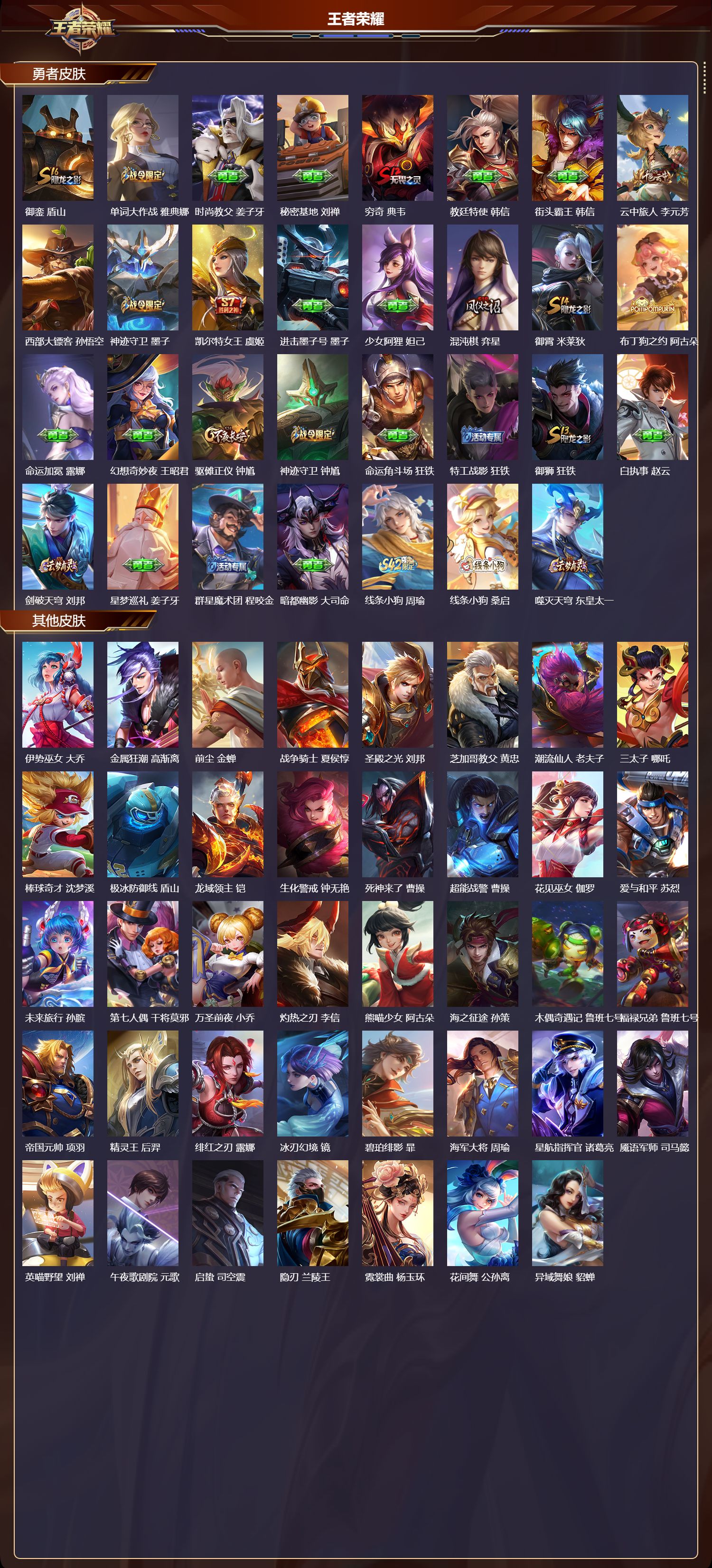 WZMK4166822王者荣耀账号详情图5