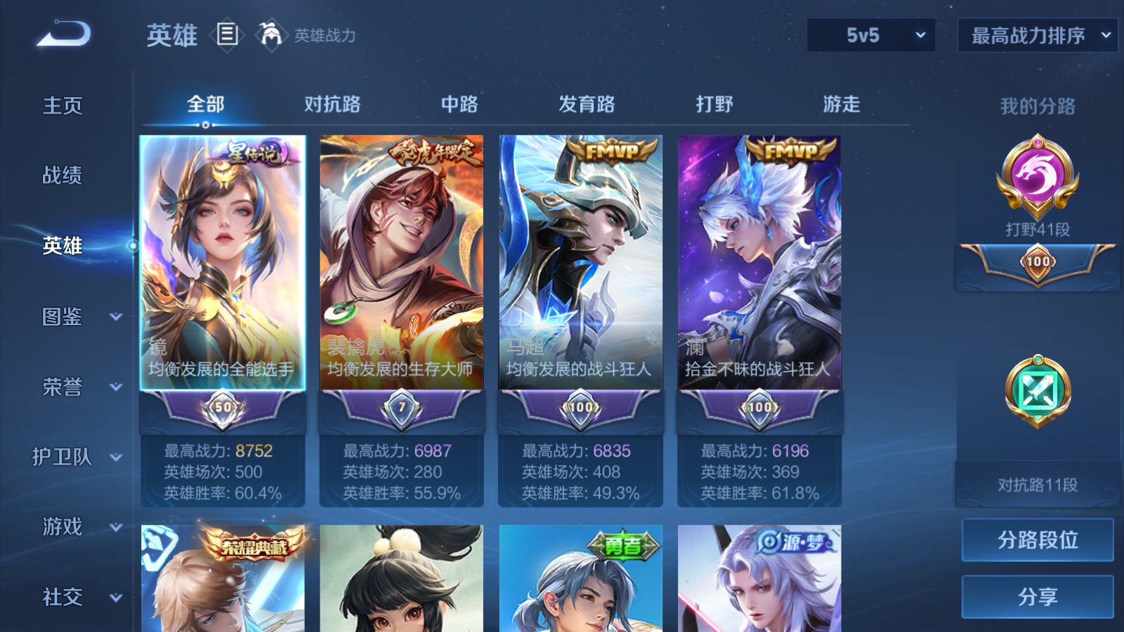 WZCMW4171204王者荣耀账号详情图3