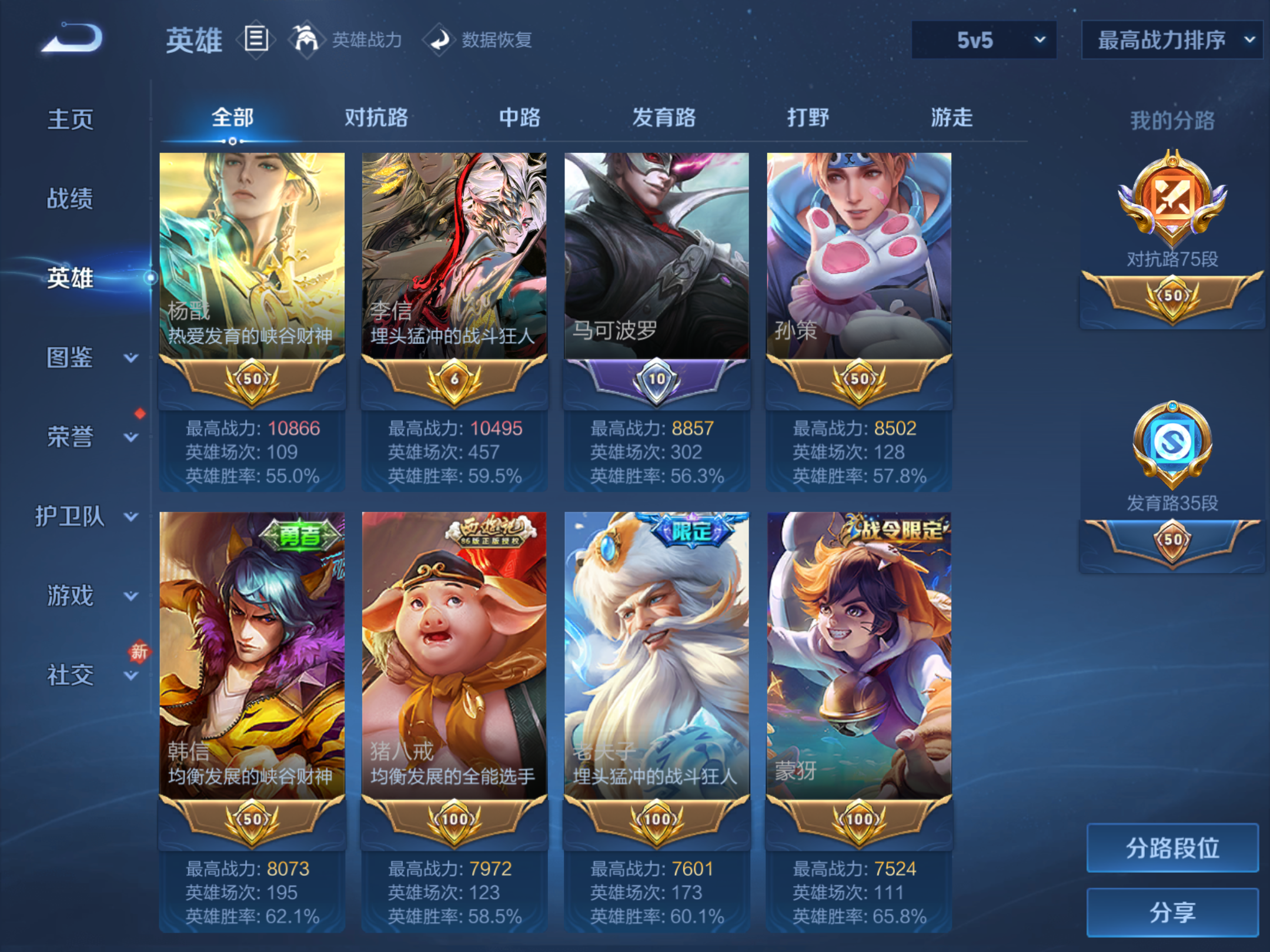 WZCMW4170962王者荣耀账号详情图4