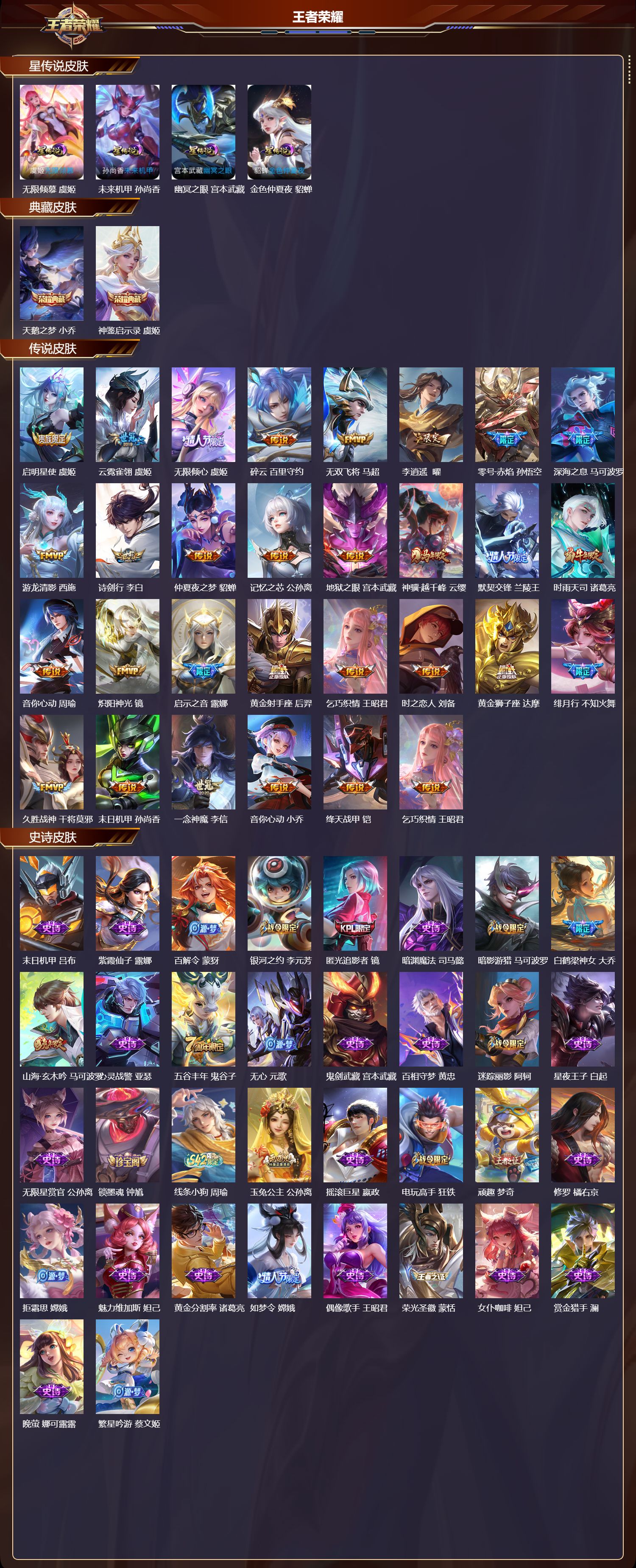 WZQM4167754王者荣耀账号详情图3