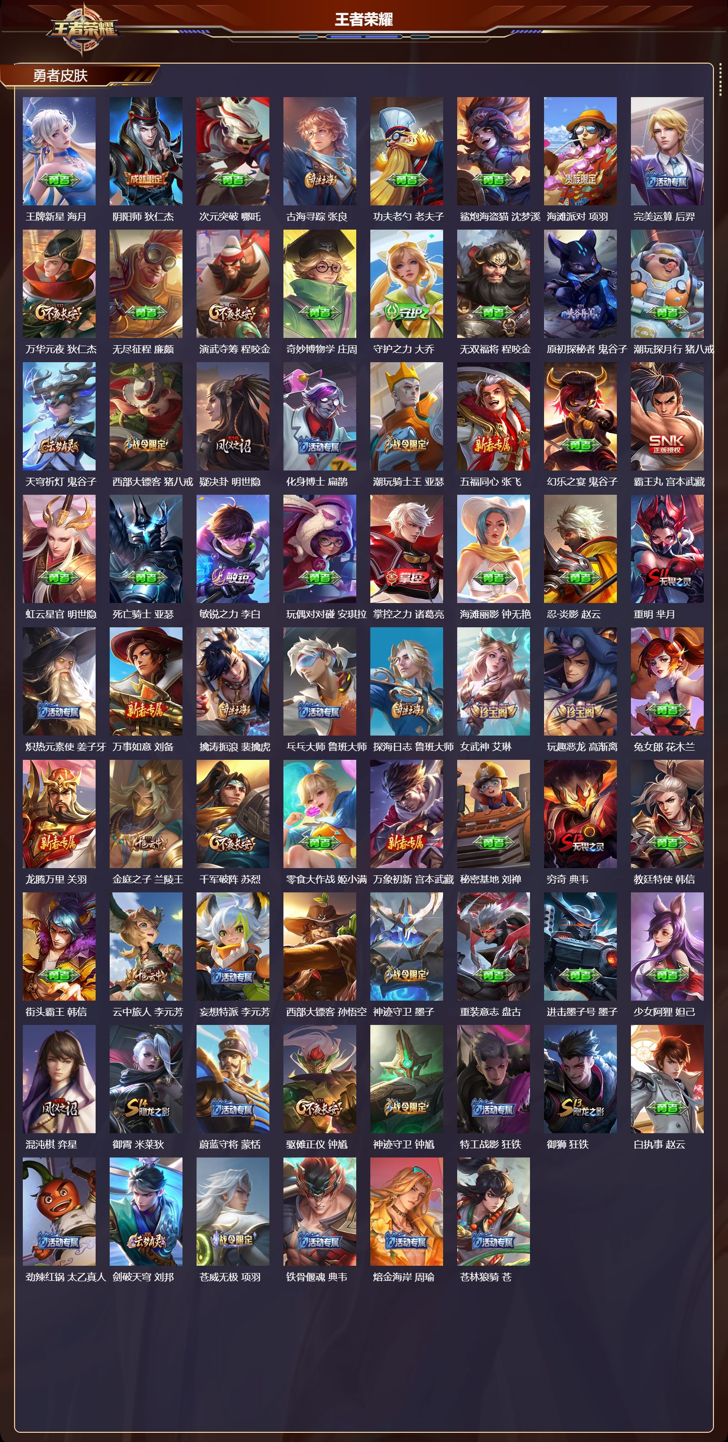 WZCMW4165501王者荣耀账号详情图9