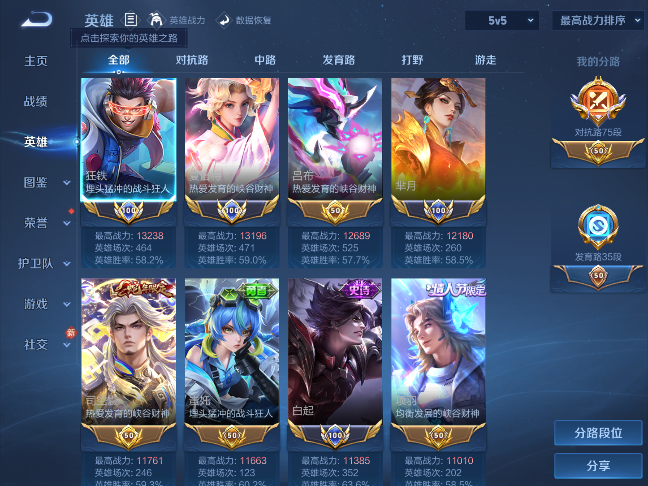 WZCMW4170962王者荣耀账号详情图3