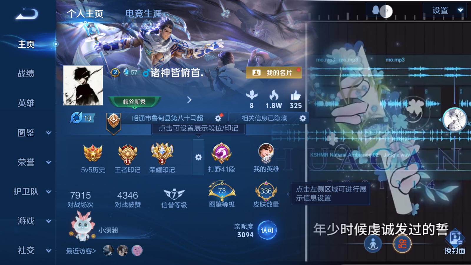 WZCMW4171204王者荣耀账号详情图2