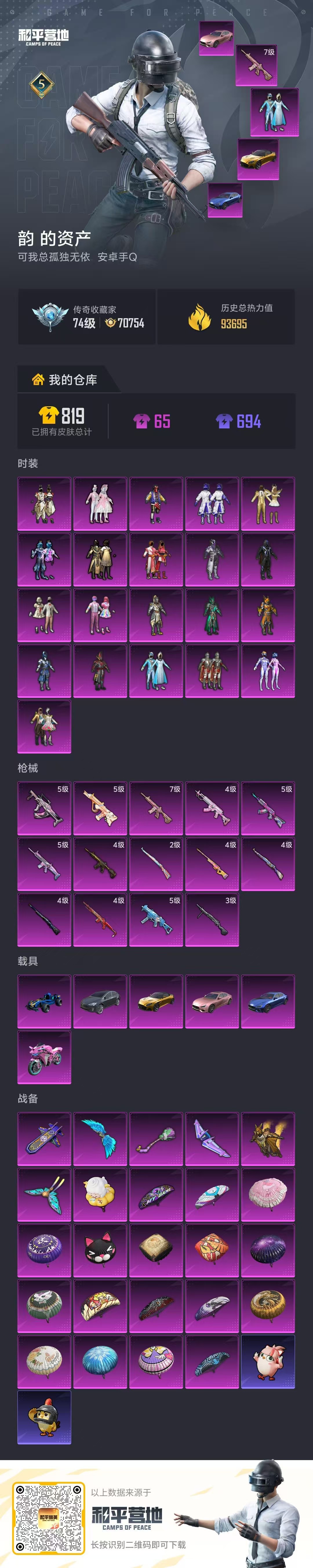 HPCMW491138和平精英账号详情图2 HPCMW491138和平精英账号详情图2