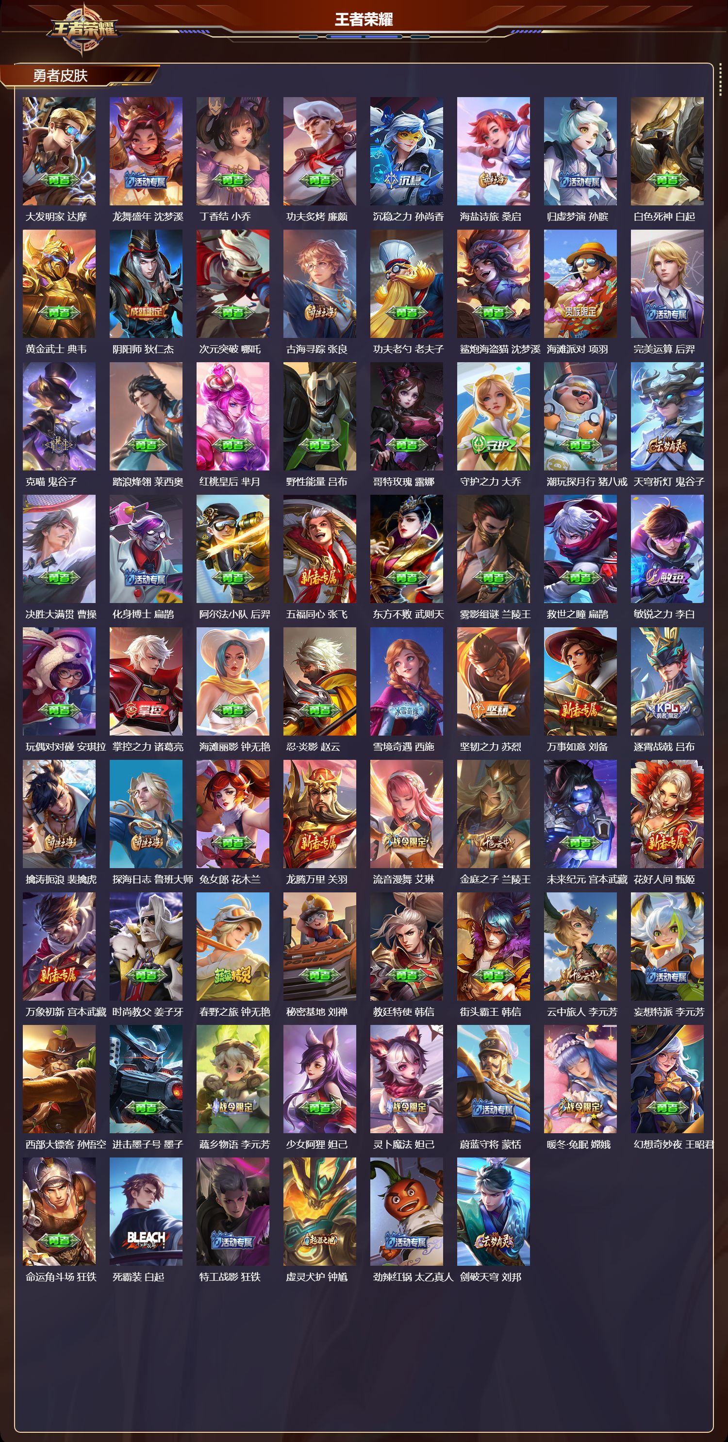 WZQM4167749王者荣耀账号详情图4