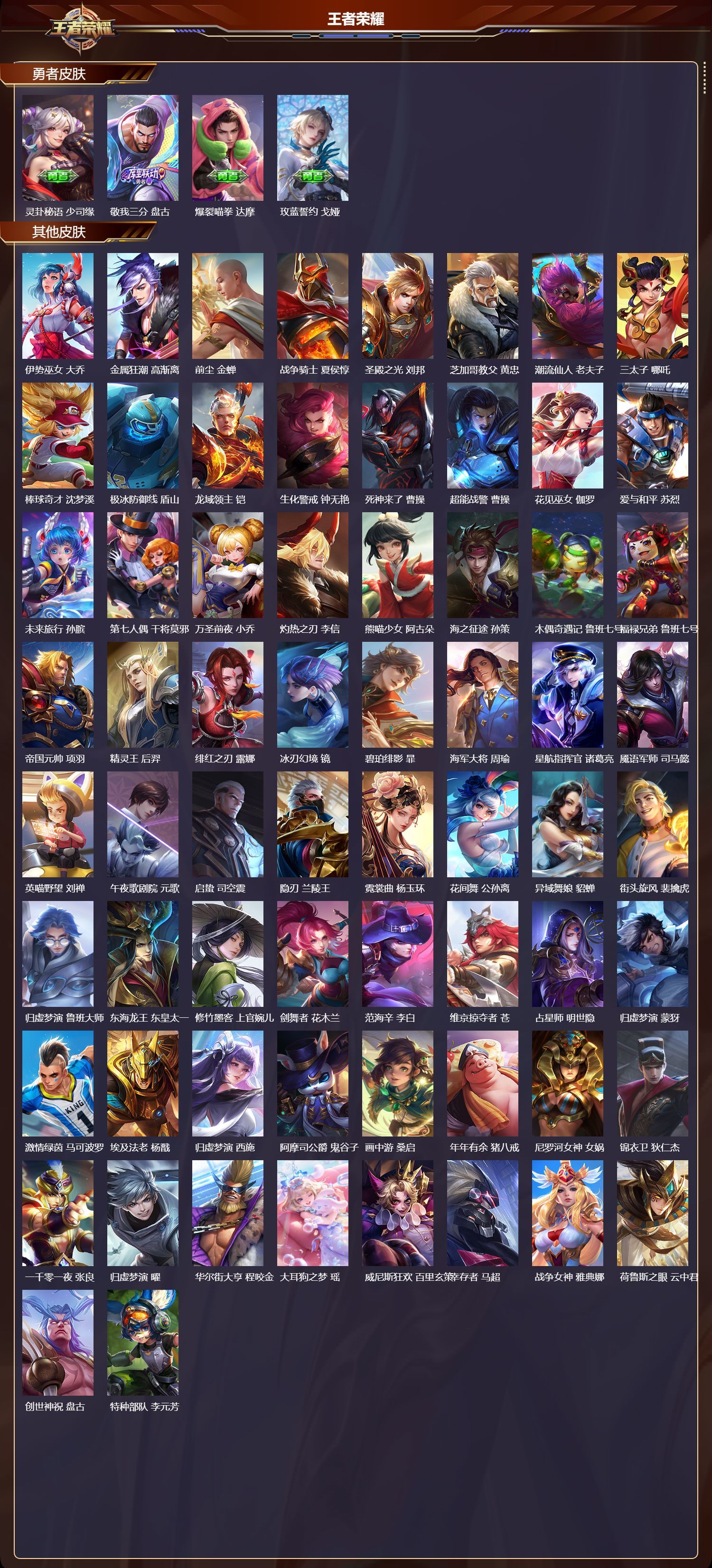 WZQM4168650王者荣耀账号详情图8 WZQM4168650王者荣耀账号详情图8