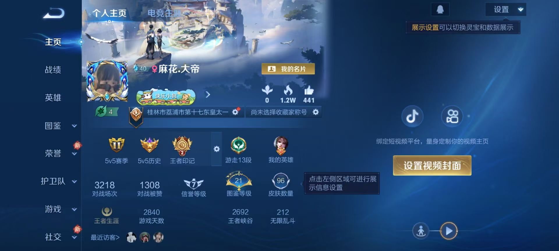 WZCMW4165478王者荣耀账号详情图2