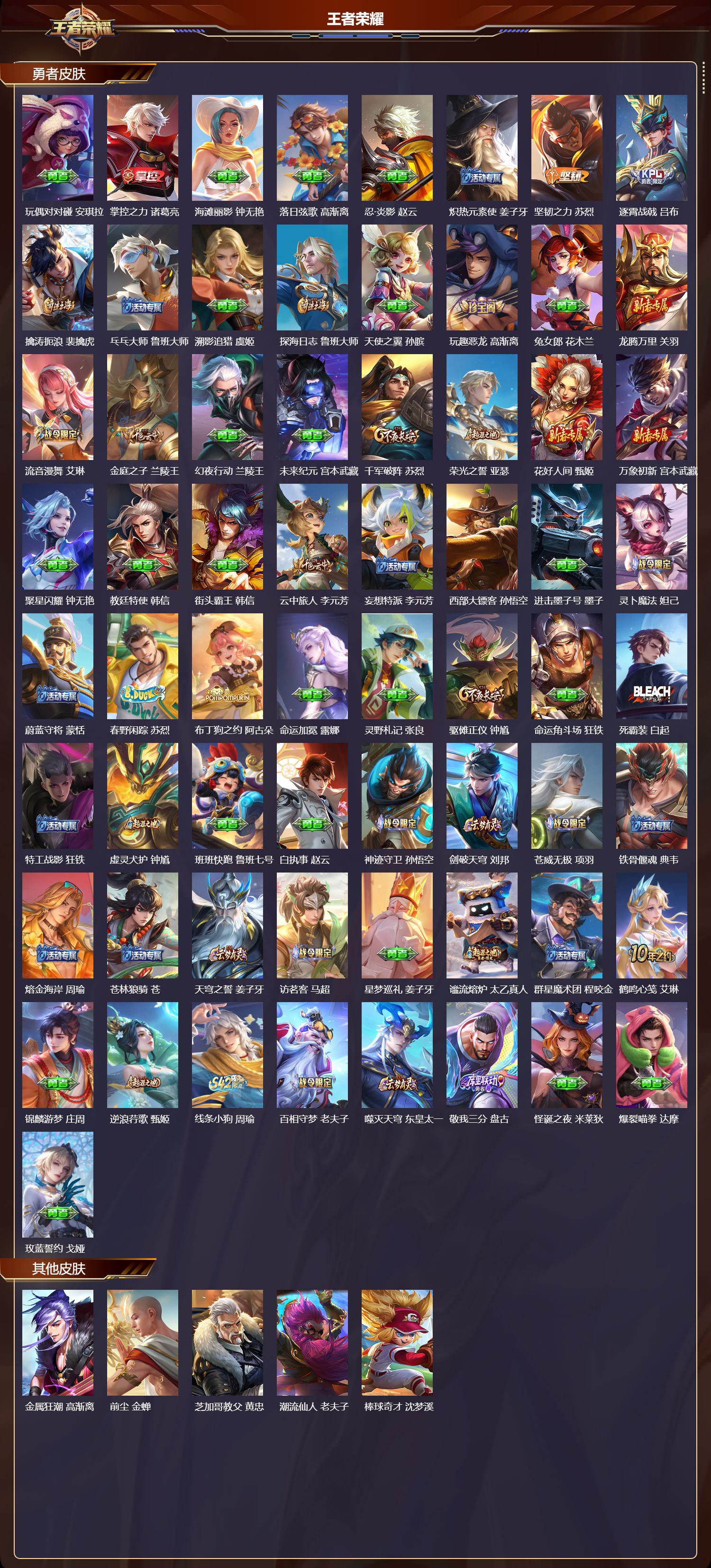 WZQM4166947王者荣耀账号详情图5