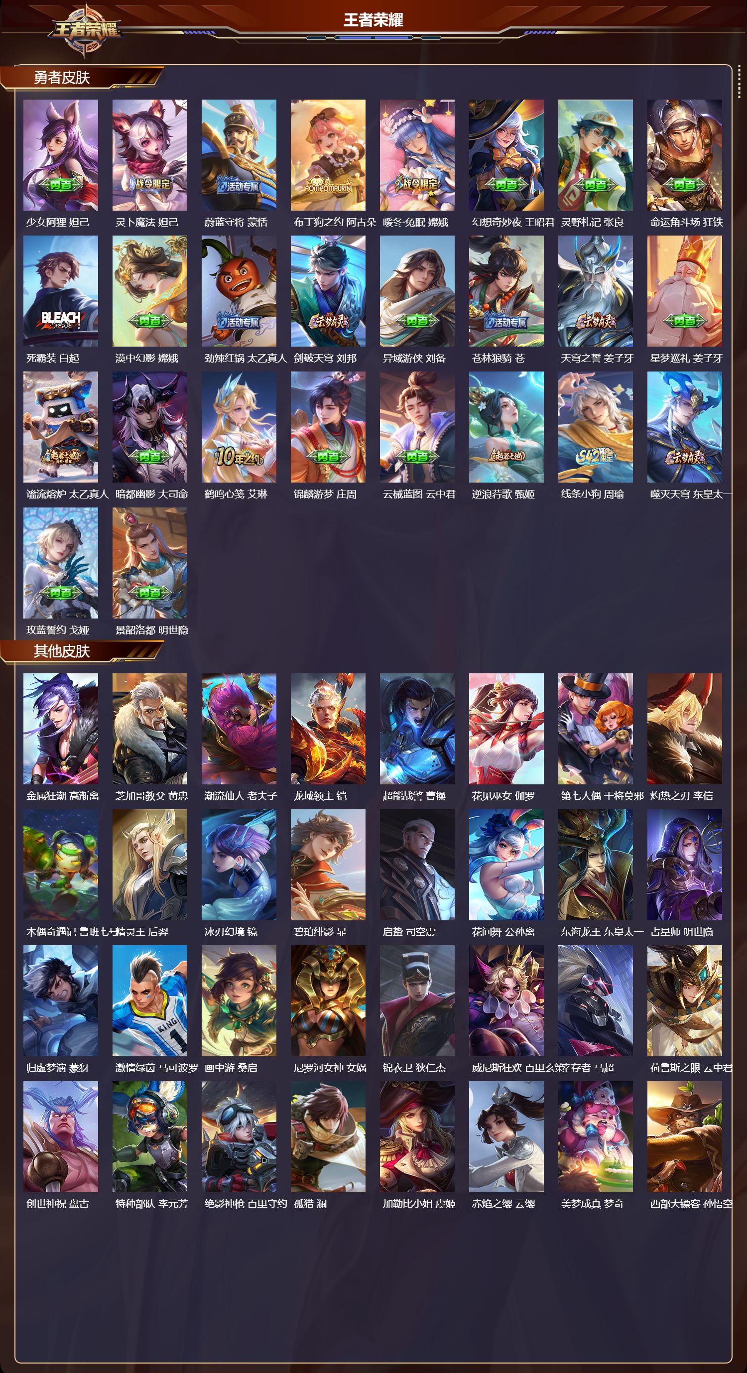 WZQM4167747王者荣耀账号详情图5