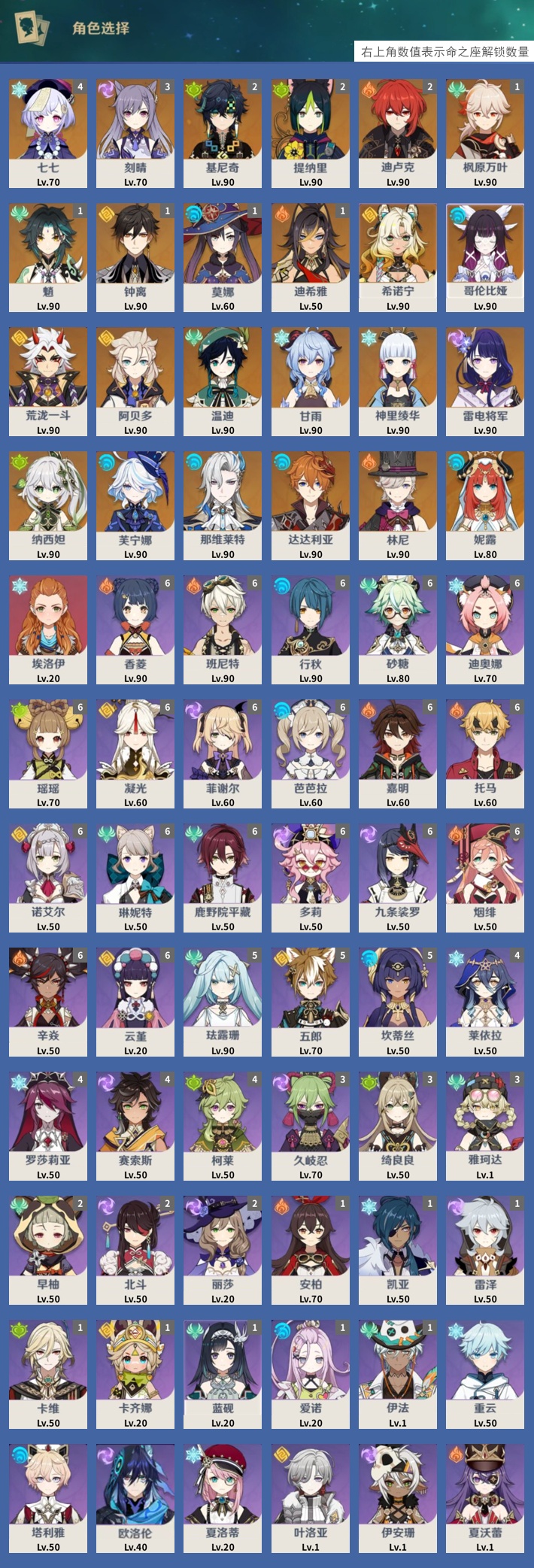 YSMK42391原神账号详情图3