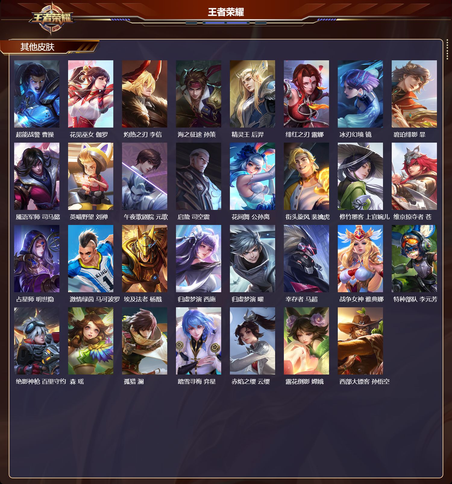 WZQM4168648王者荣耀账号详情图5