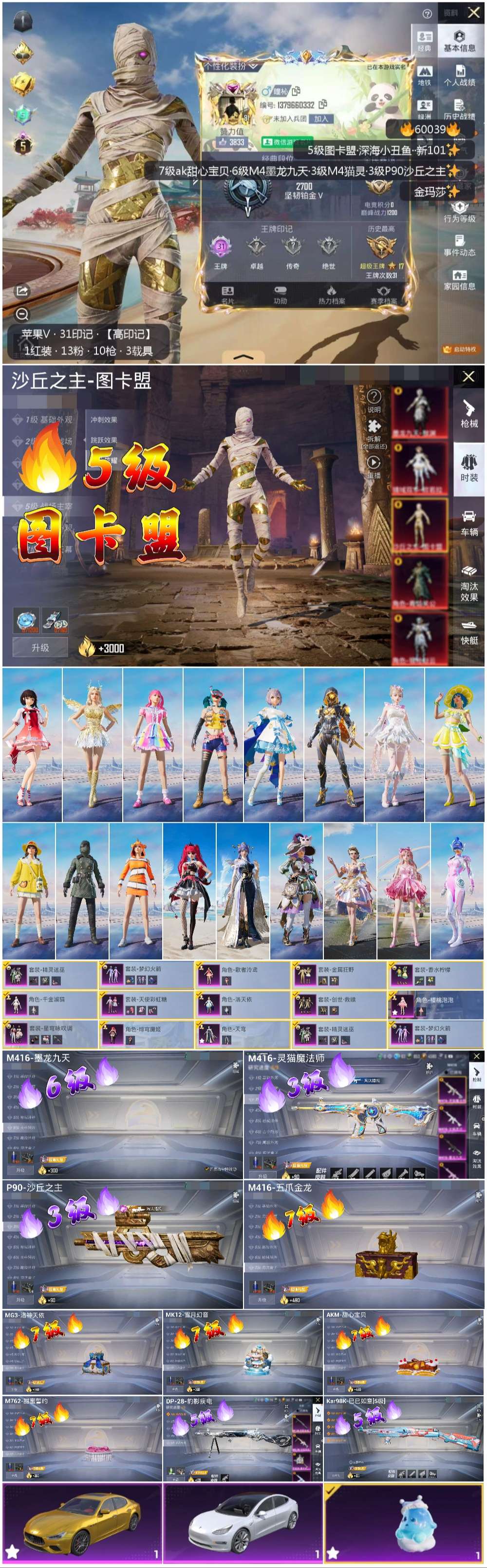 HPCMW457425和平精英账号详情图2