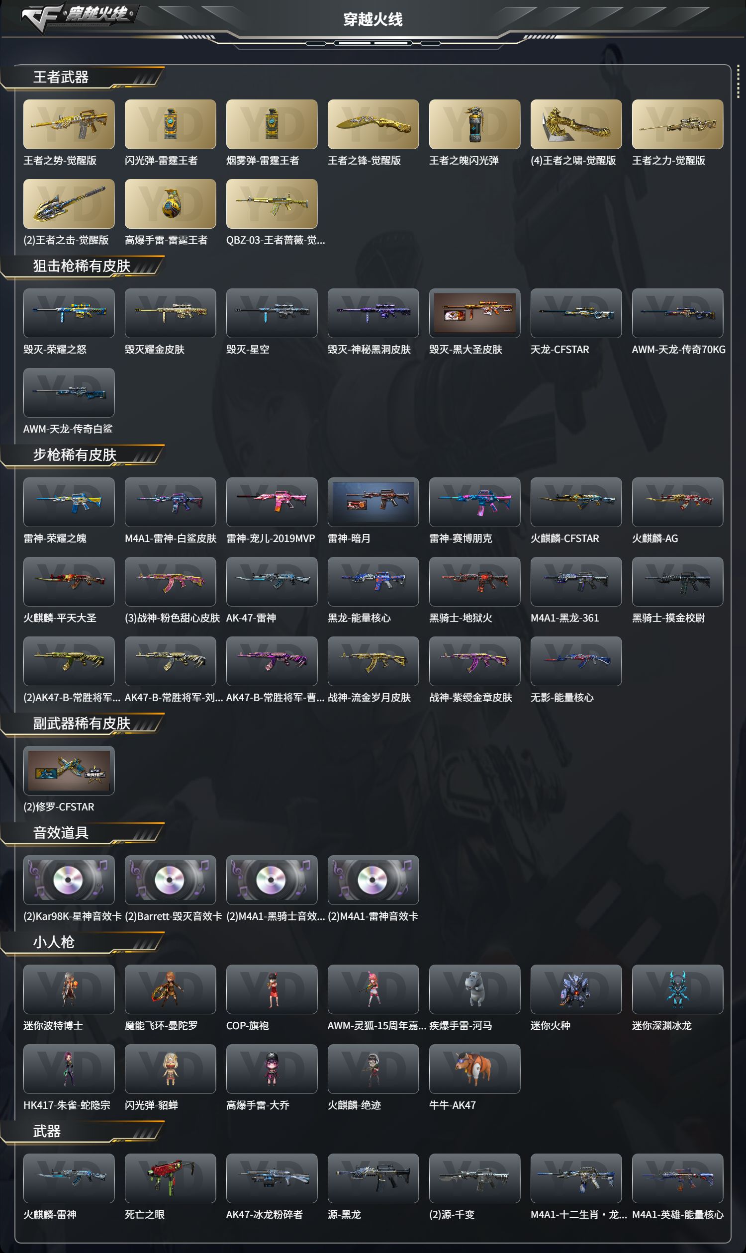 CFCMW426424穿越火线账号详情图3