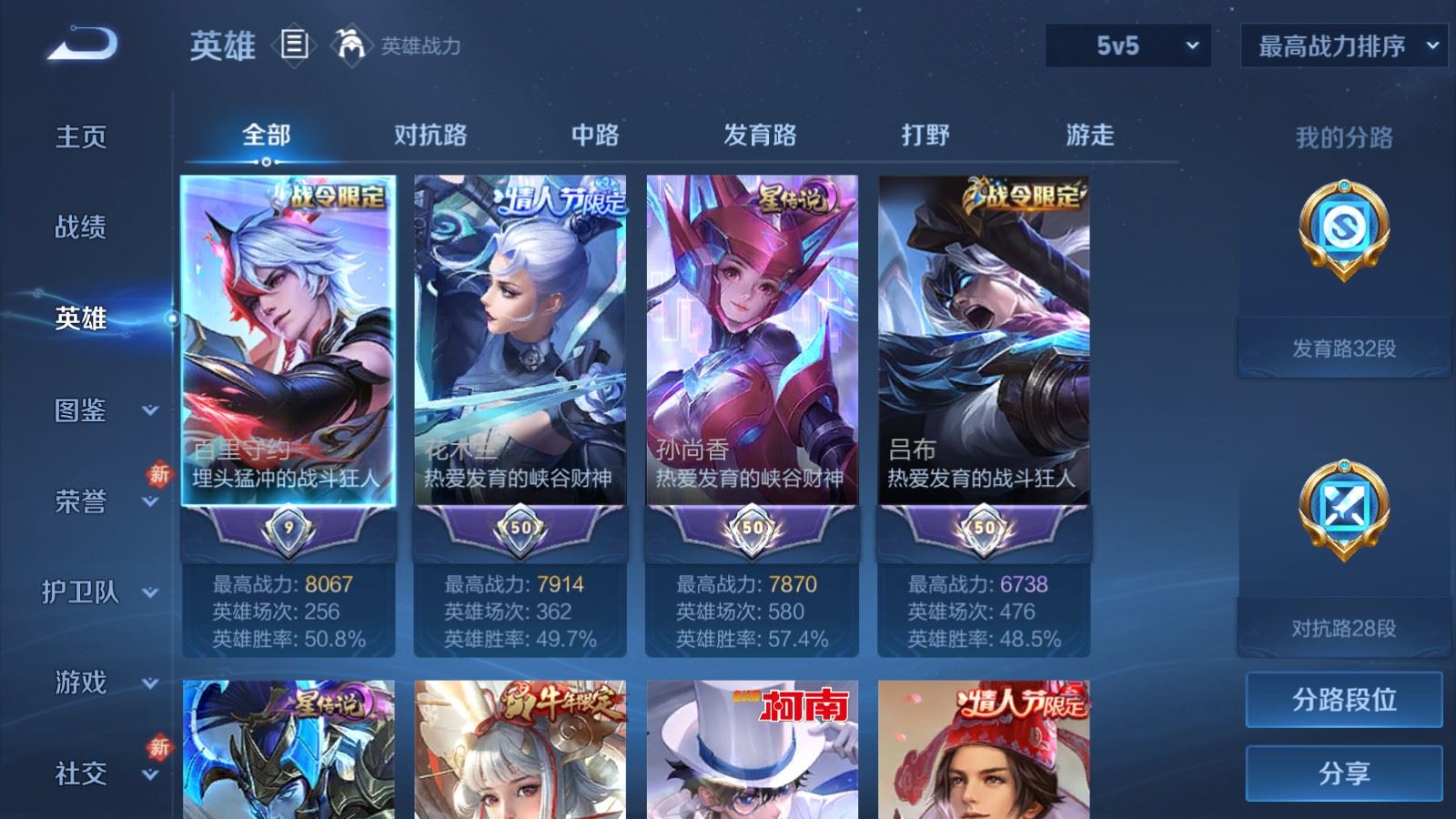 WZCMW4117394王者荣耀账号详情图3