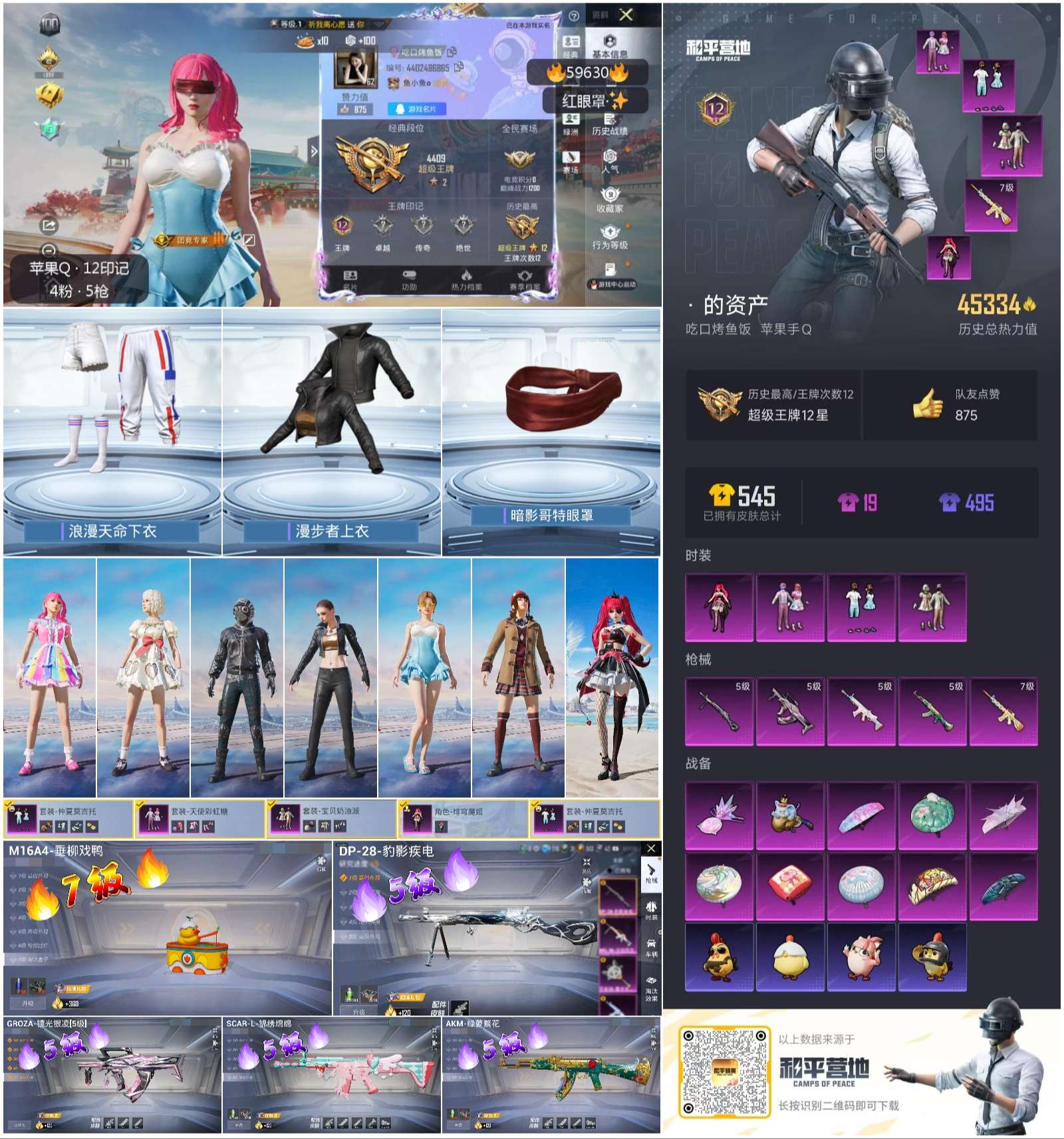 HPSJ456695和平精英账号详情图5