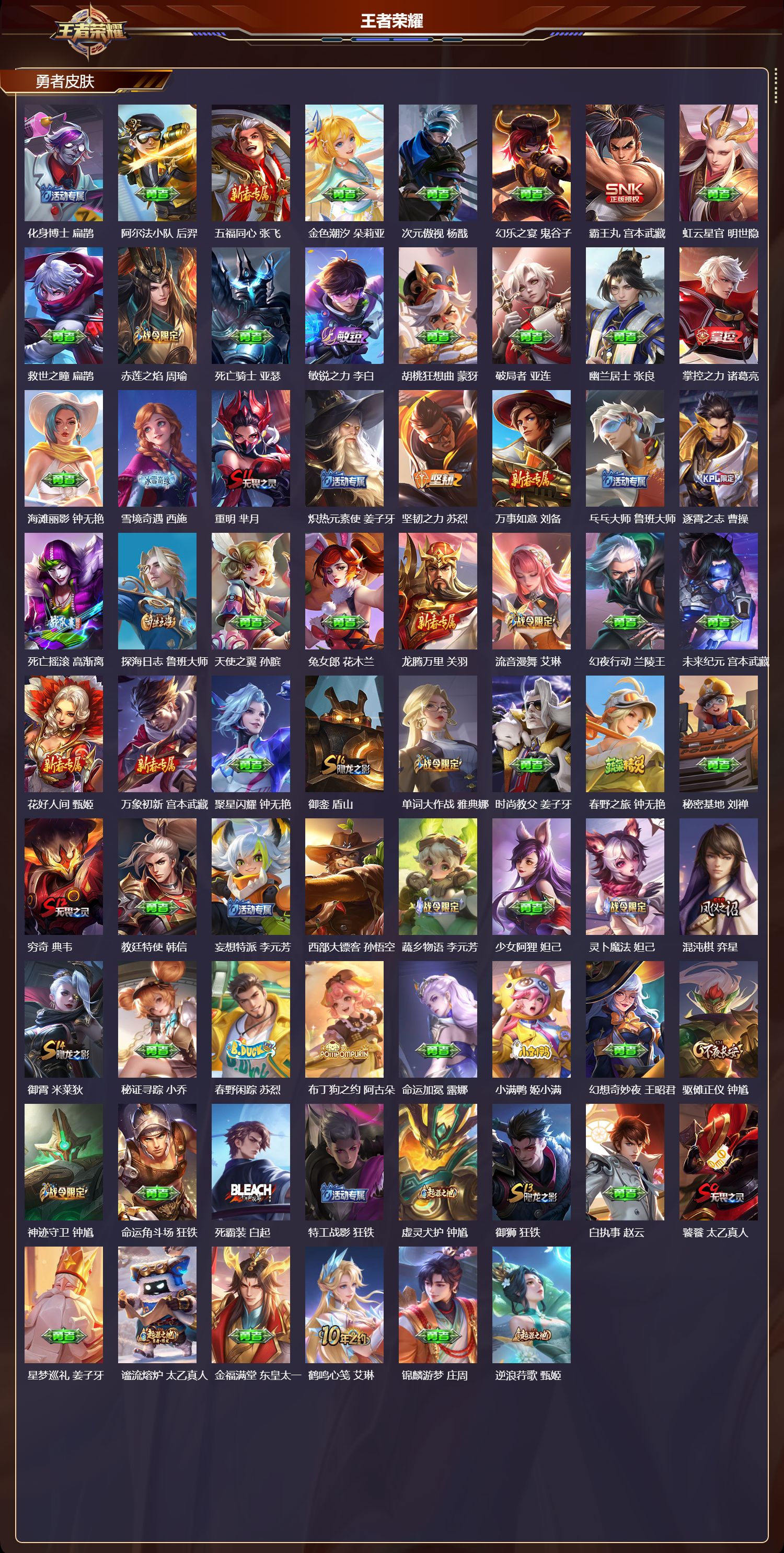 WZQM4158173王者荣耀账号详情图5