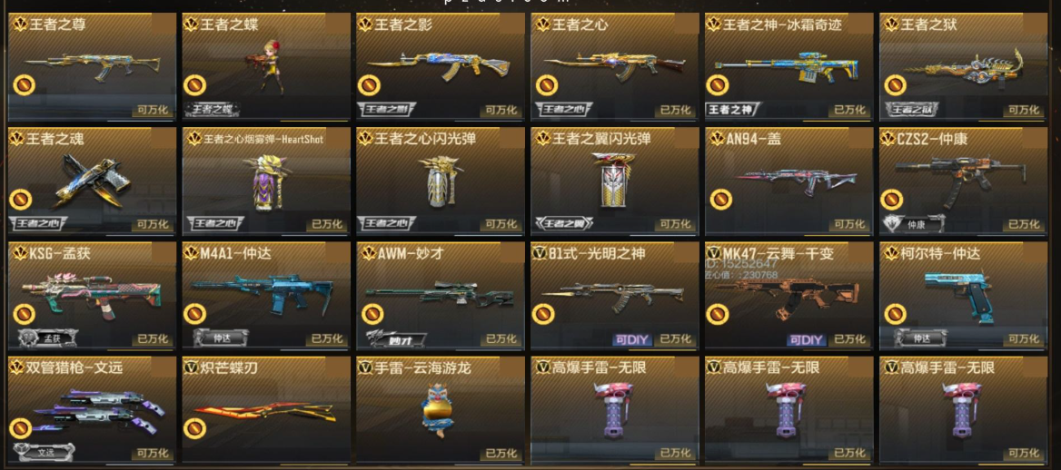 CFMFFWY48839枪战王者账号详情图2