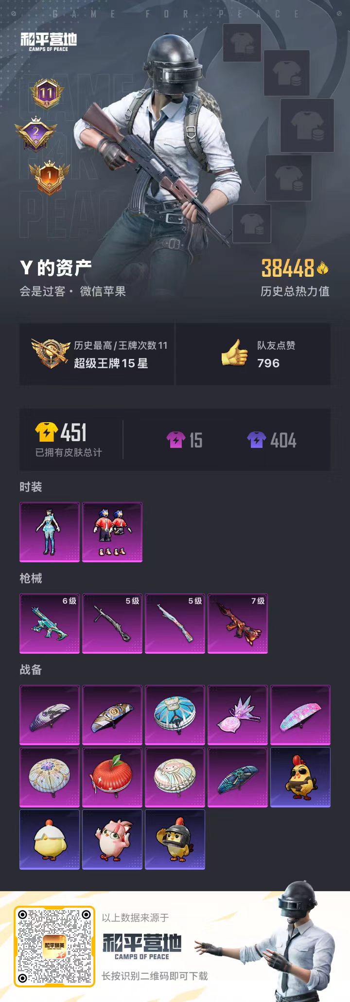 HPCMW456743和平精英账号详情图5