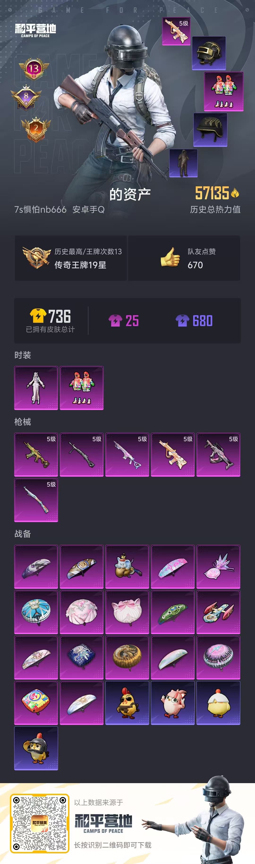 HPCMW456714和平精英账号详情图2