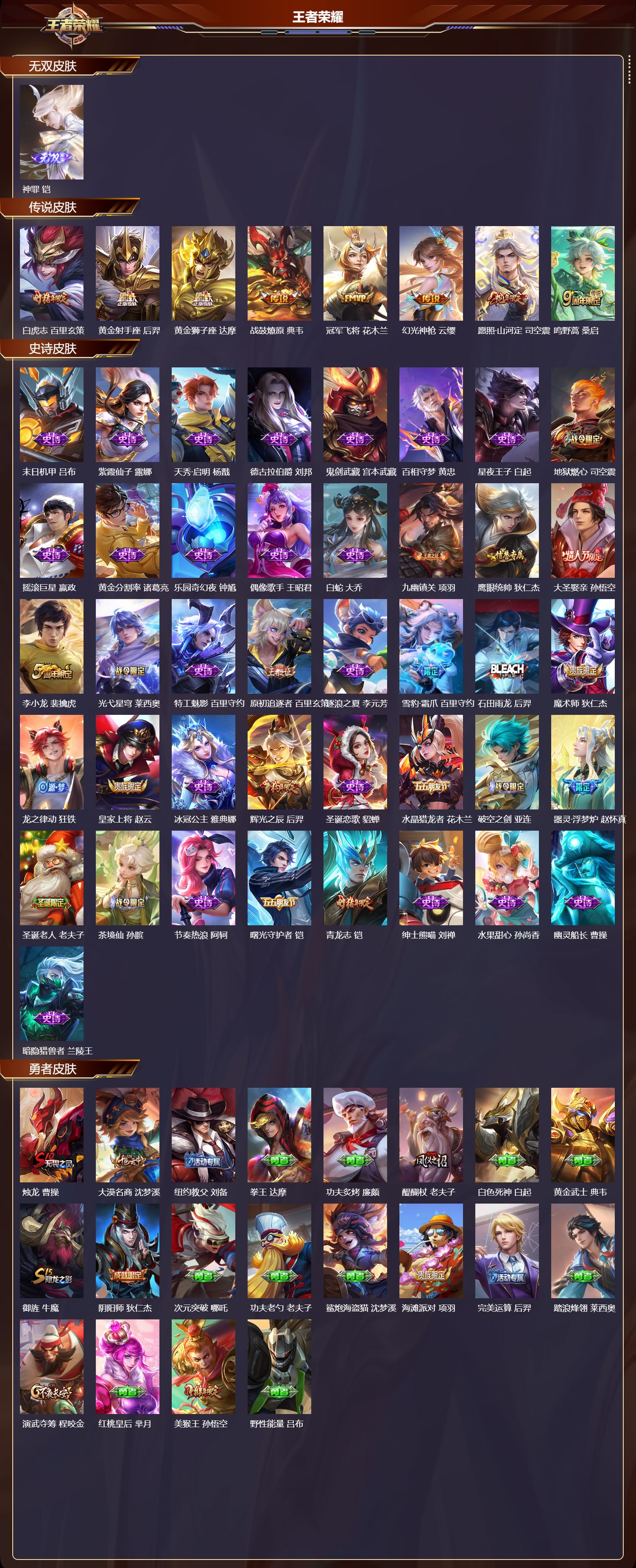 WZCMW4108278王者荣耀账号详情图6