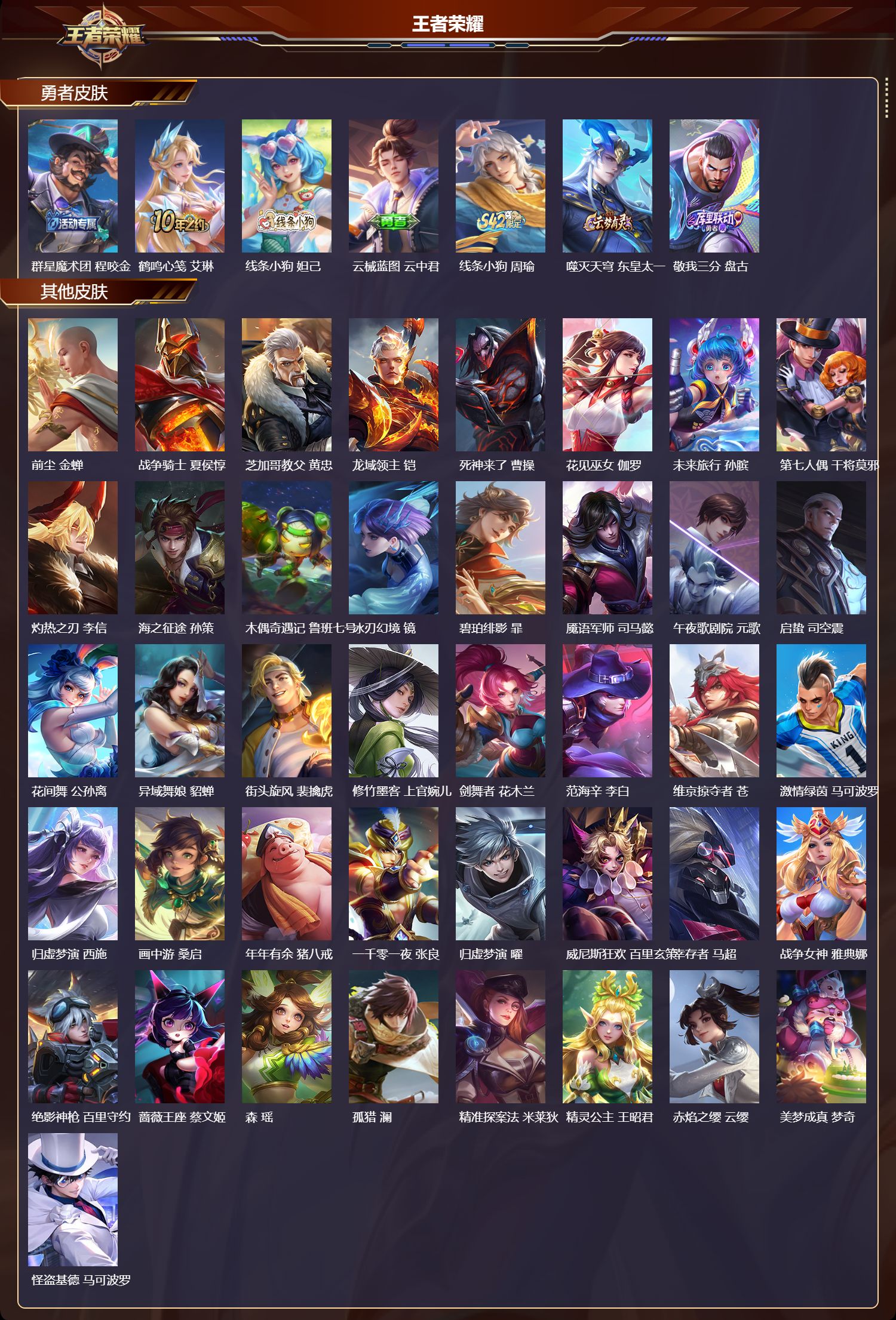 WZCMW4107489王者荣耀账号详情图10