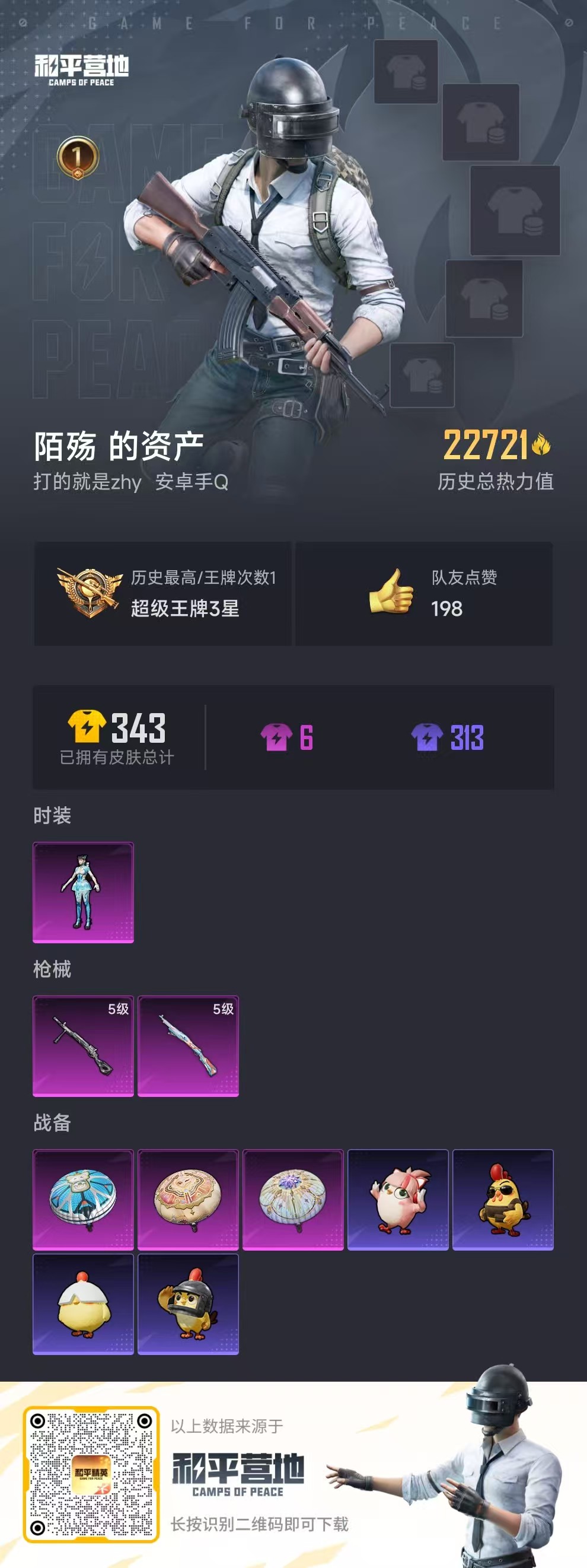 HPCMW456753和平精英账号详情图5