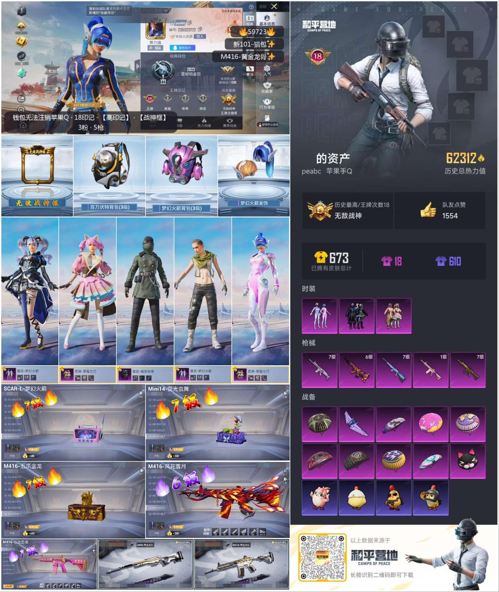 HPSJ457165和平精英账号详情图2