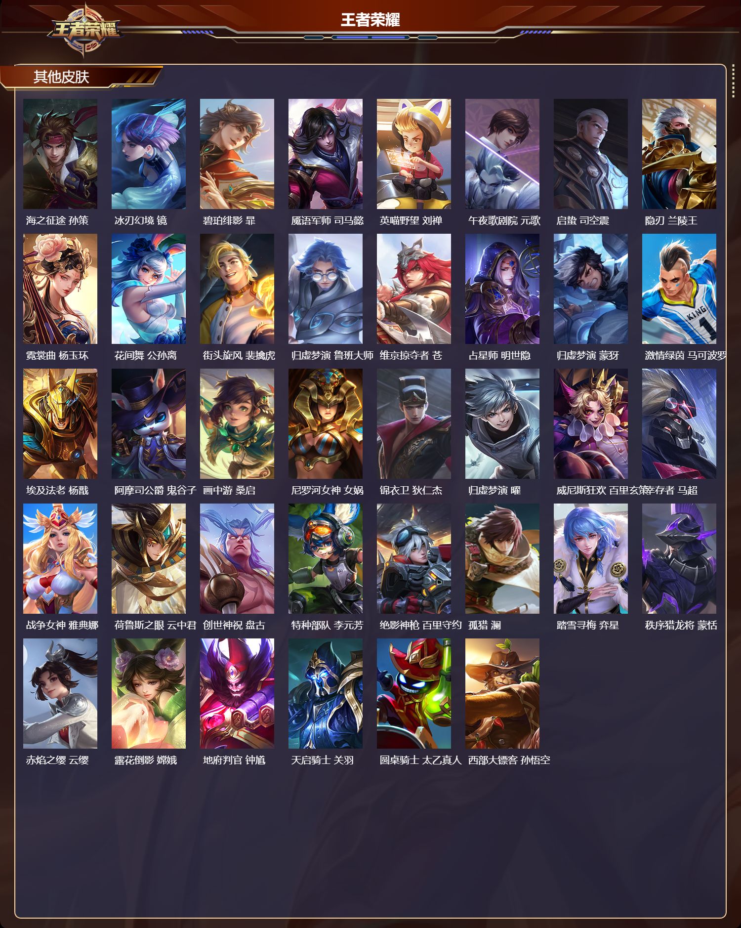 WZQM4111254王者荣耀账号详情图7