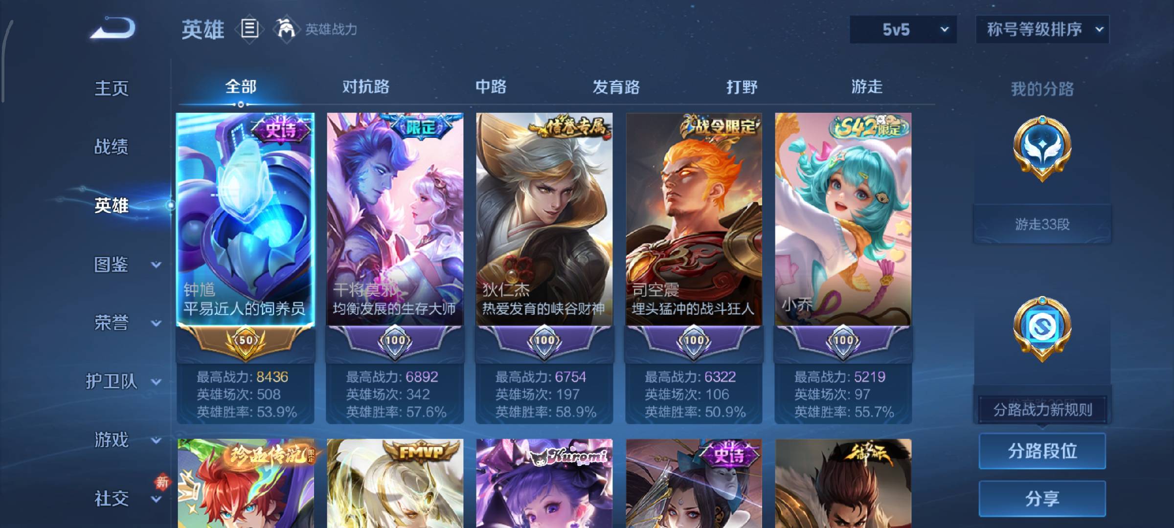 WZCMW4107622王者荣耀账号详情图3