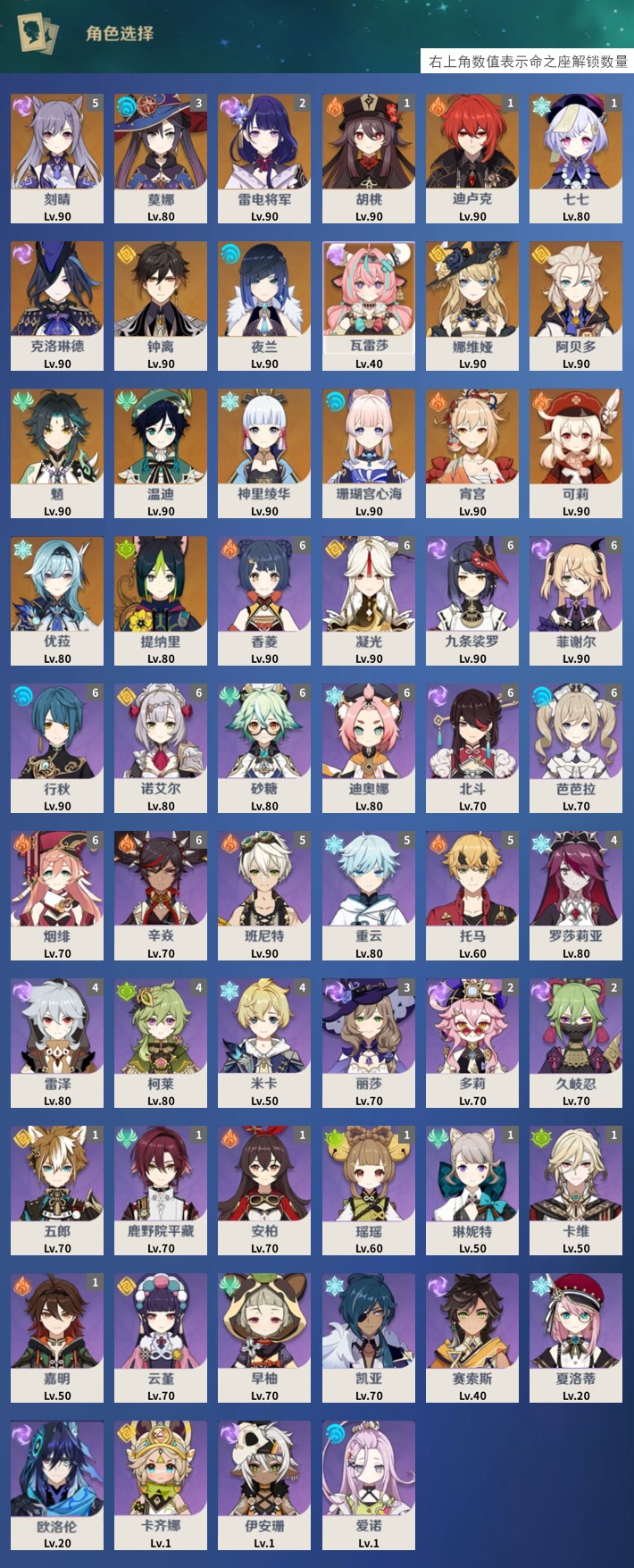 YSMK41852原神账号详情图3