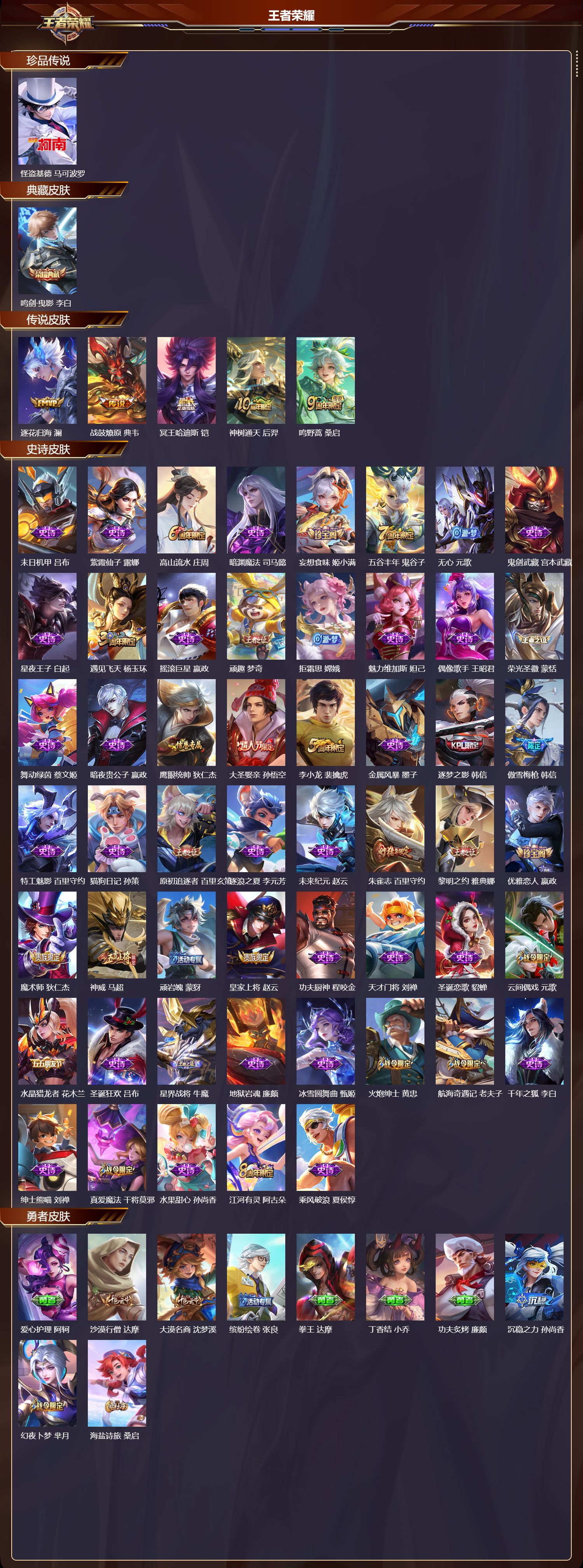 WZCMW4107489王者荣耀账号详情图8