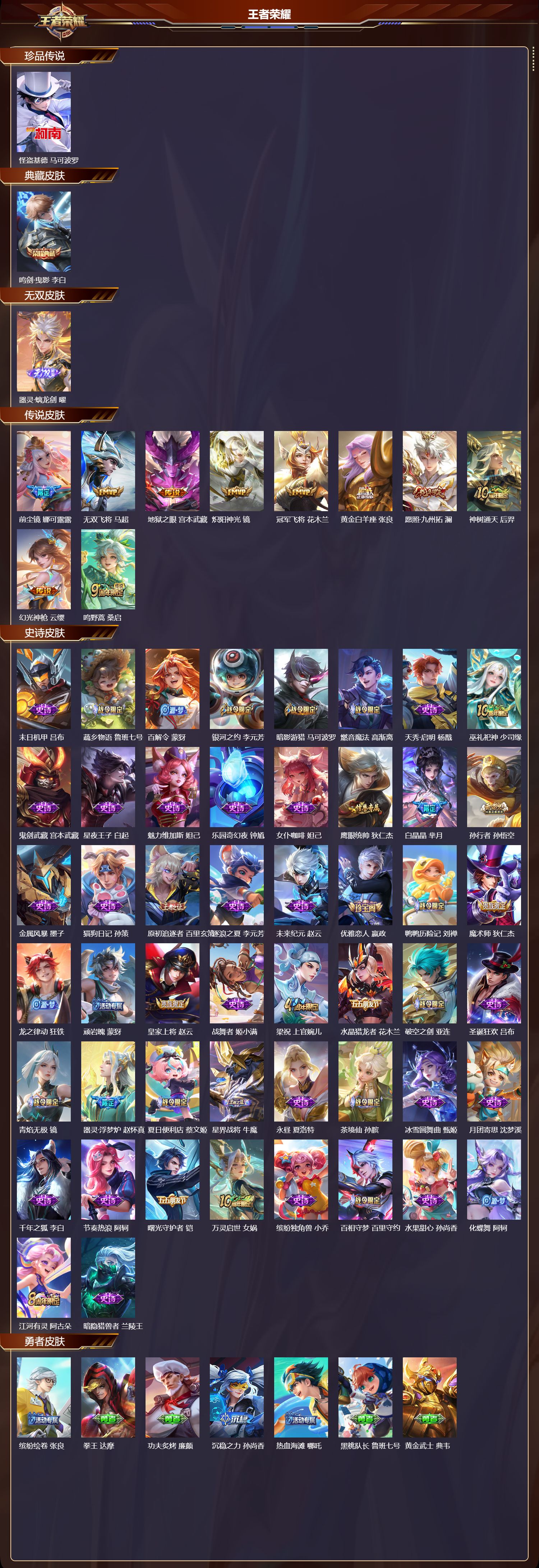 WZCMW4107358王者荣耀账号详情图6 WZCMW4107358王者荣耀账号详情图6