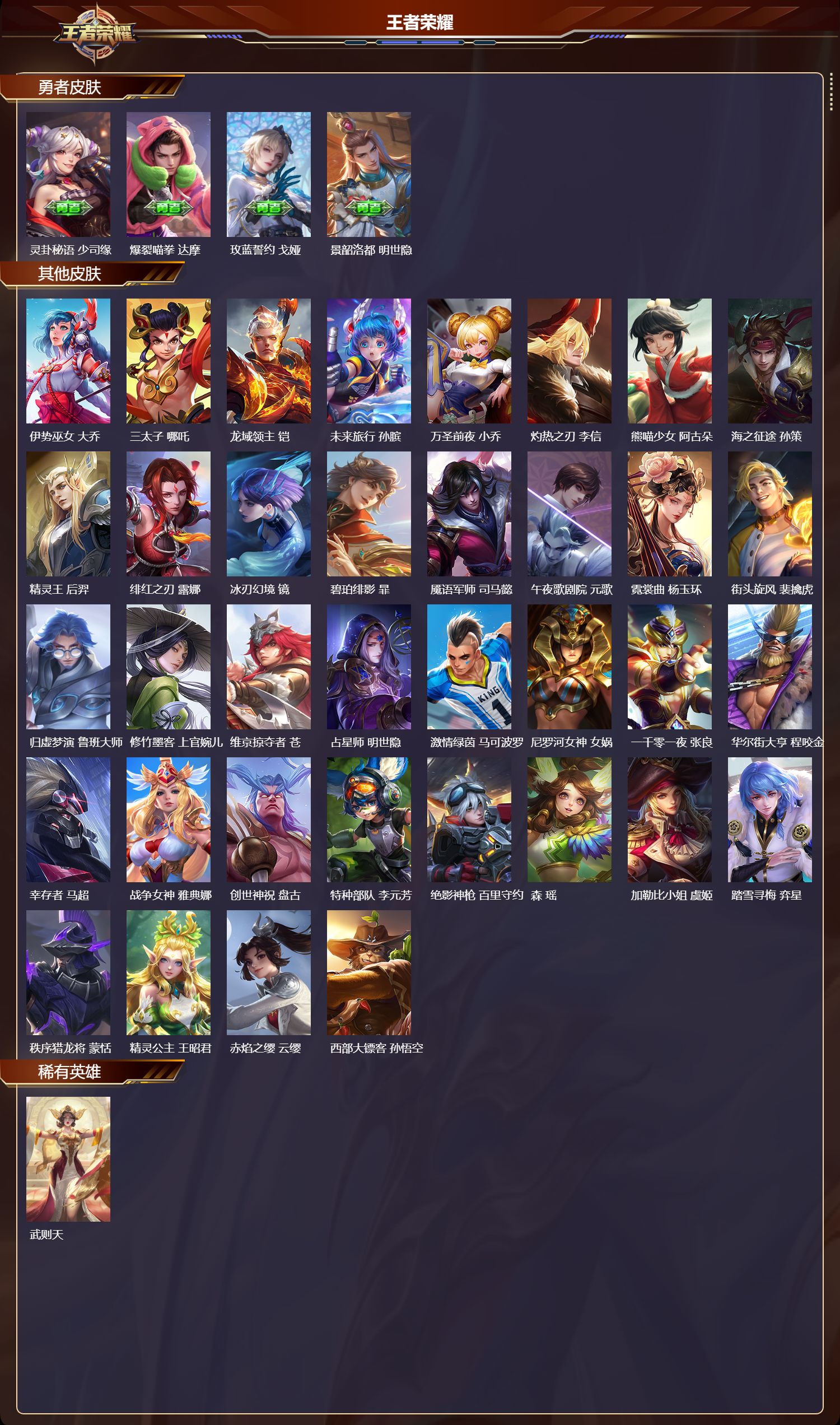 WZQM4158173王者荣耀账号详情图6