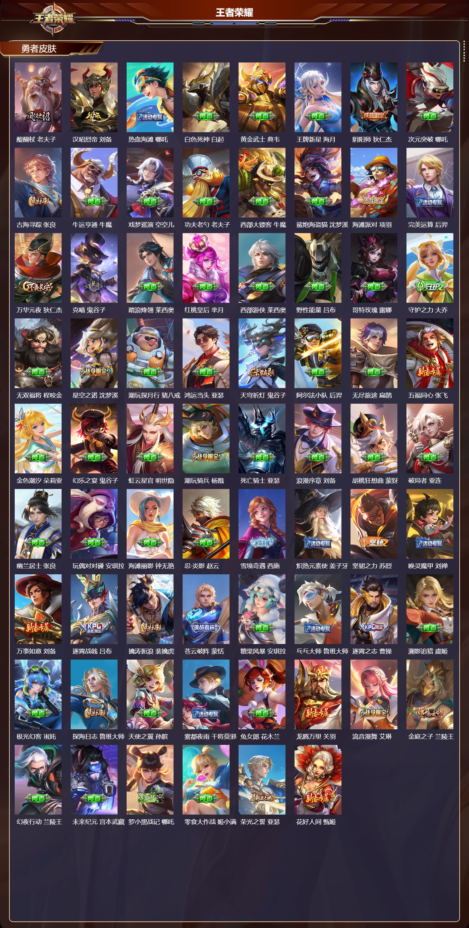 WZCMW4108275王者荣耀账号详情图8