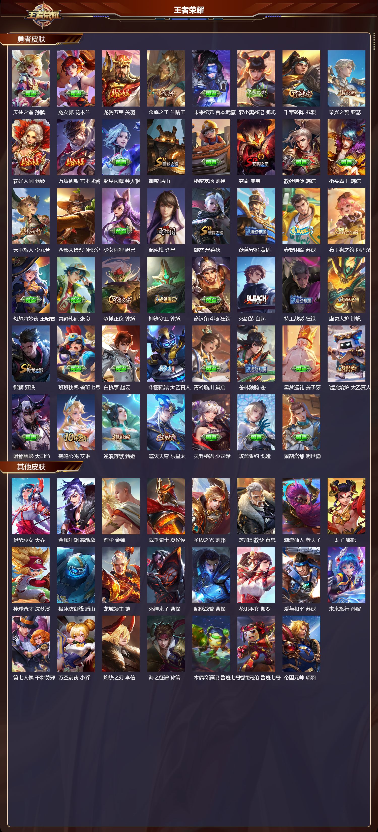 WZMK4151419王者荣耀账号详情图4